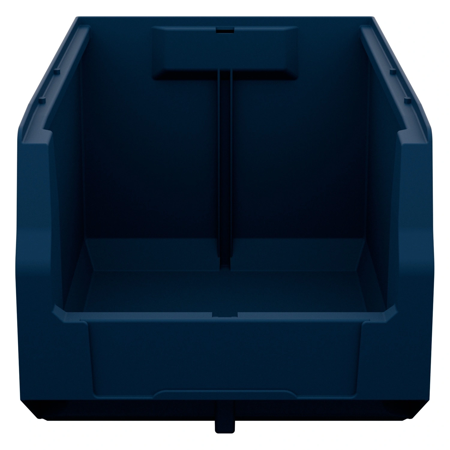 Складской лоток Logic Store 350x225x200 мм iPlast синий индиго с отверстиями для продольной перегородки