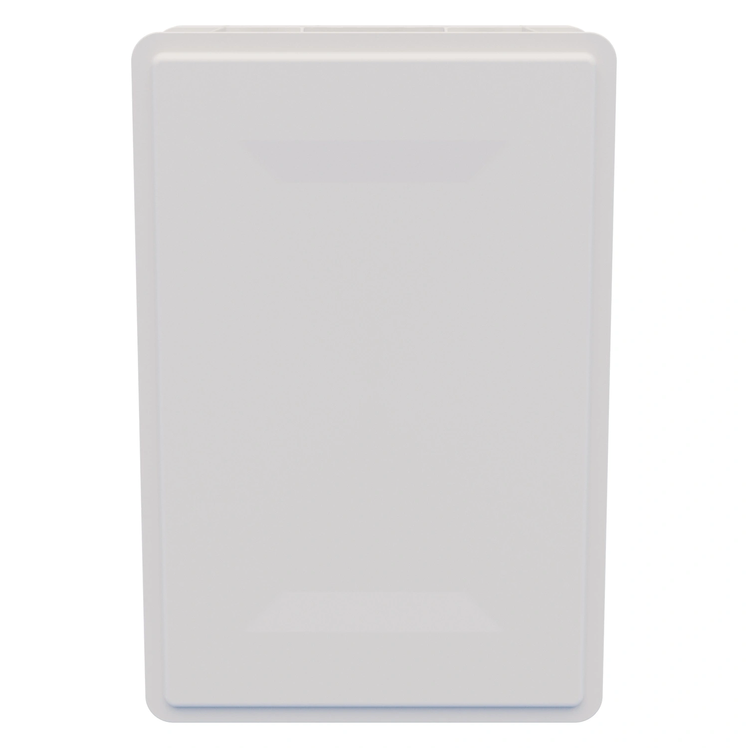 Пищевой ящик универсальный FK-6420 600х400х200 мм iPlast белый со сплошными стенками и дном