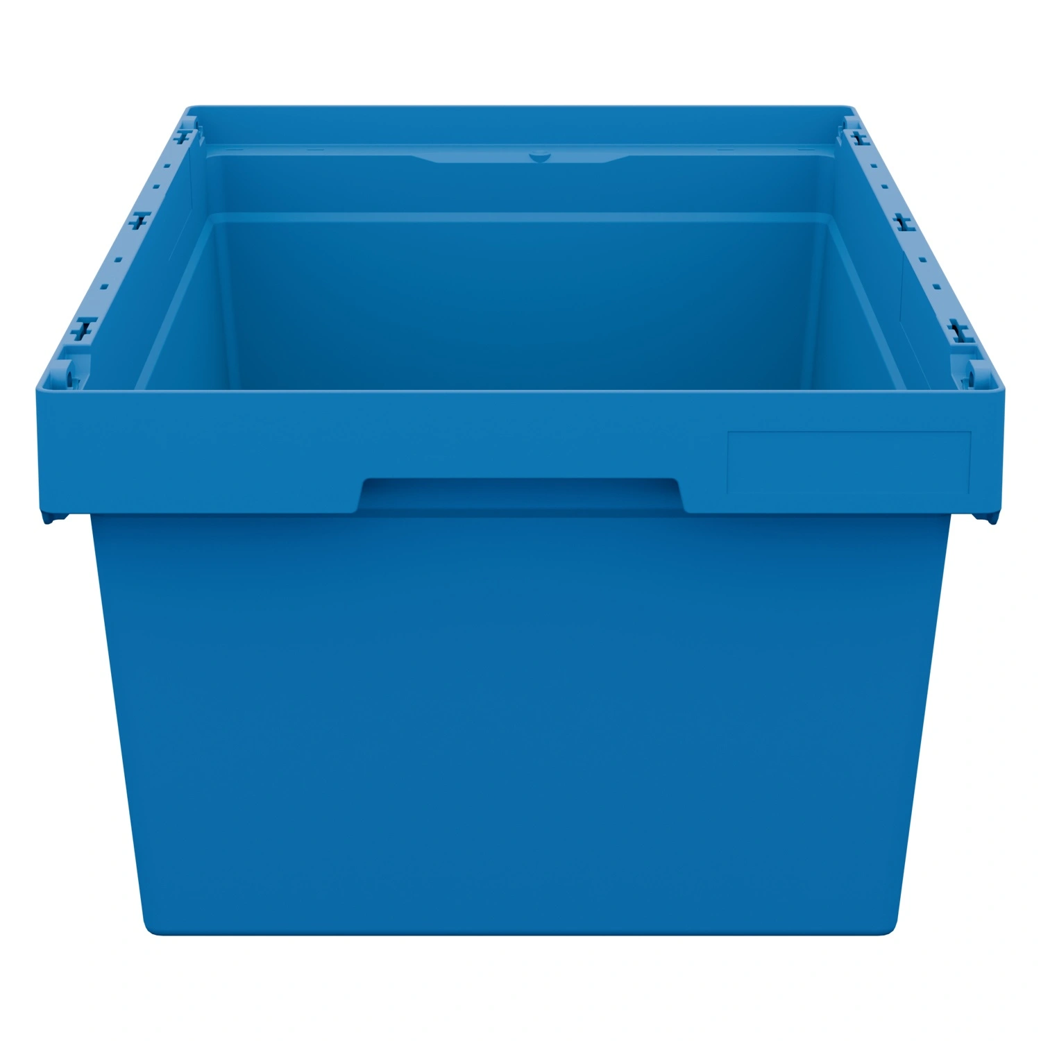 Вкладываемый контейнер INSTORE KV-6427 600x400x272 мм iPlast голубой со сплошным дном