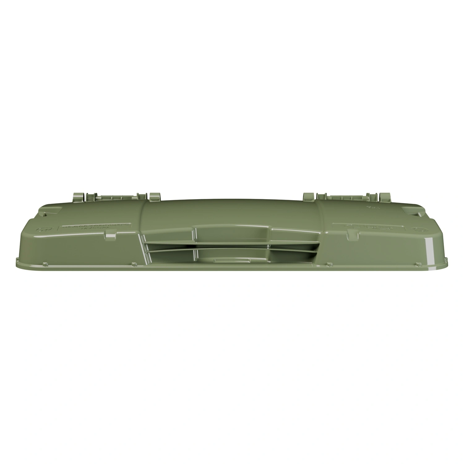 Крышка для мусорного контейнера 1100 л iPlast зелёная NEW (21.056)