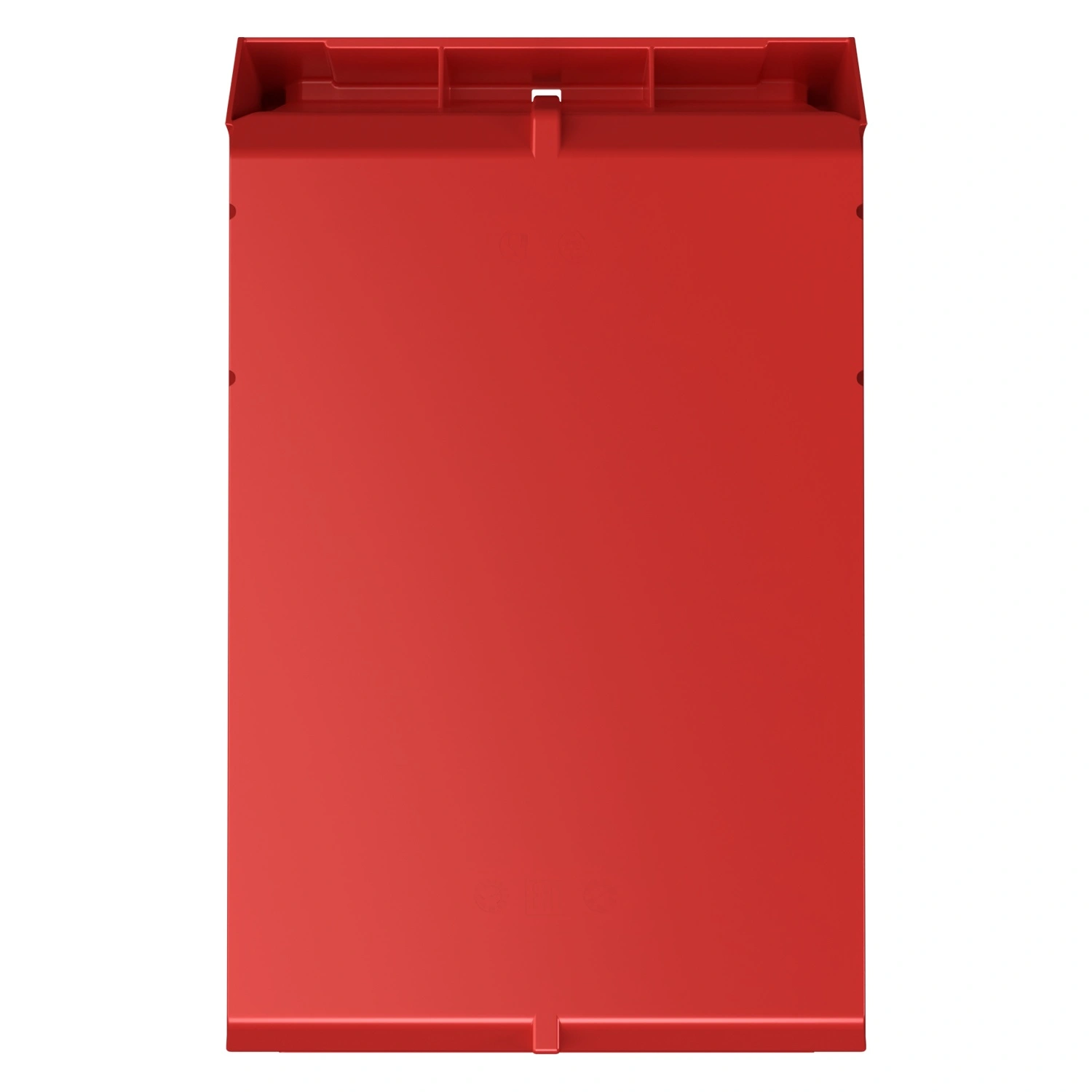 Складской лоток Logic Store 500х300х200 мм iPlast красный с отверстиями для перегородок N2 (12.406.2)