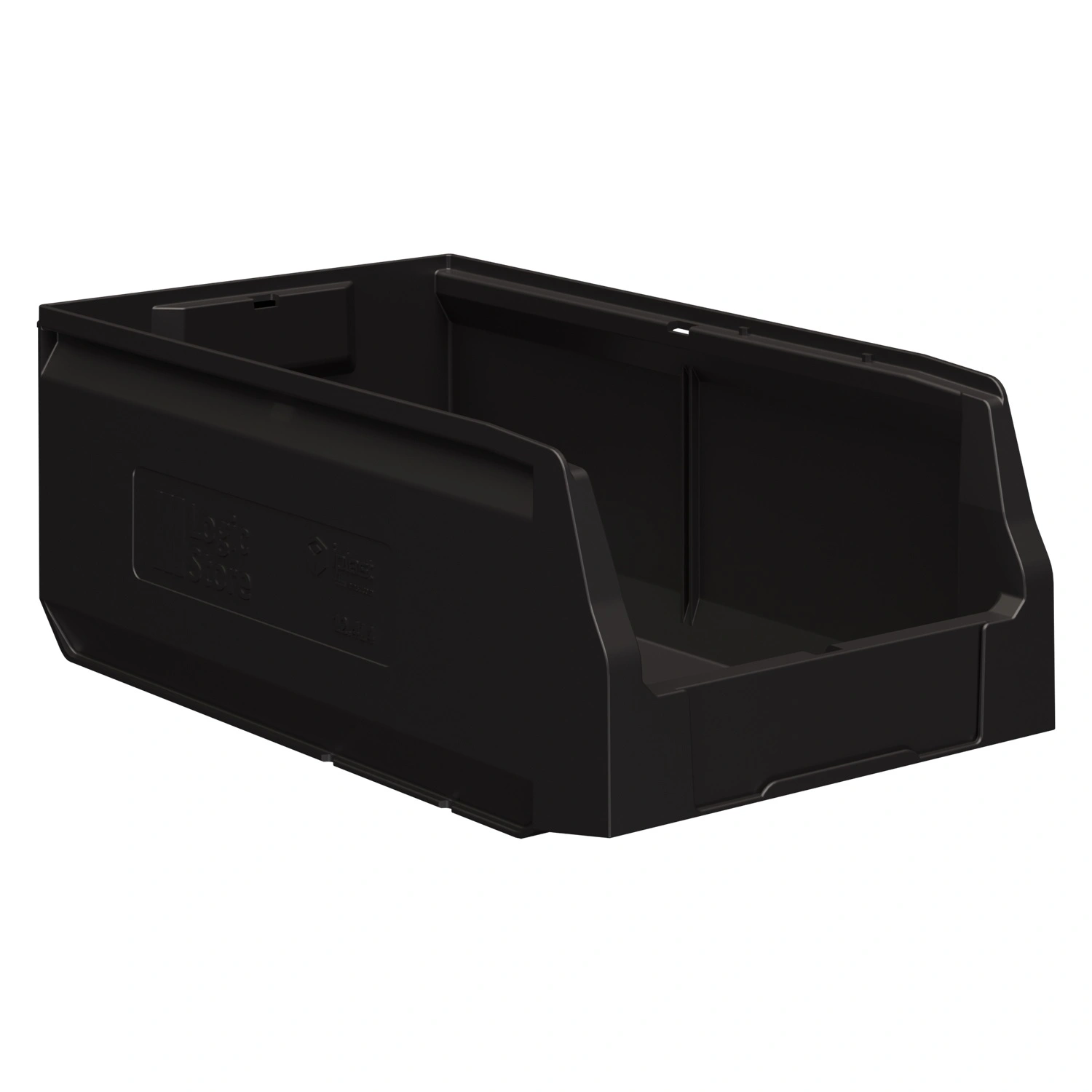 Складской лоток Logic Store 400x225x150 мм iPlast чёрный ЭКО Складской лоток Logic Store 400x225x150 мм iPlast чёрный ЭКО