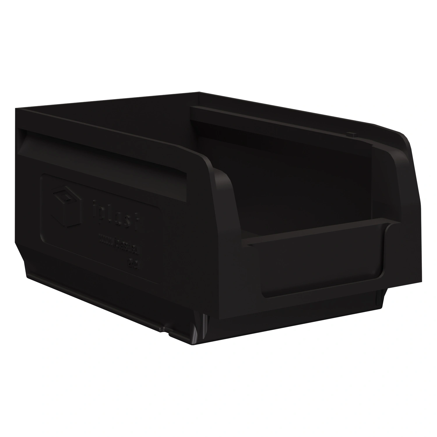 Складской лоток Logic Store 165х100х75 мм iPlast чёрный ЭКО Складской лоток Logic Store 165х100х75 мм iPlast чёрный ЭКО