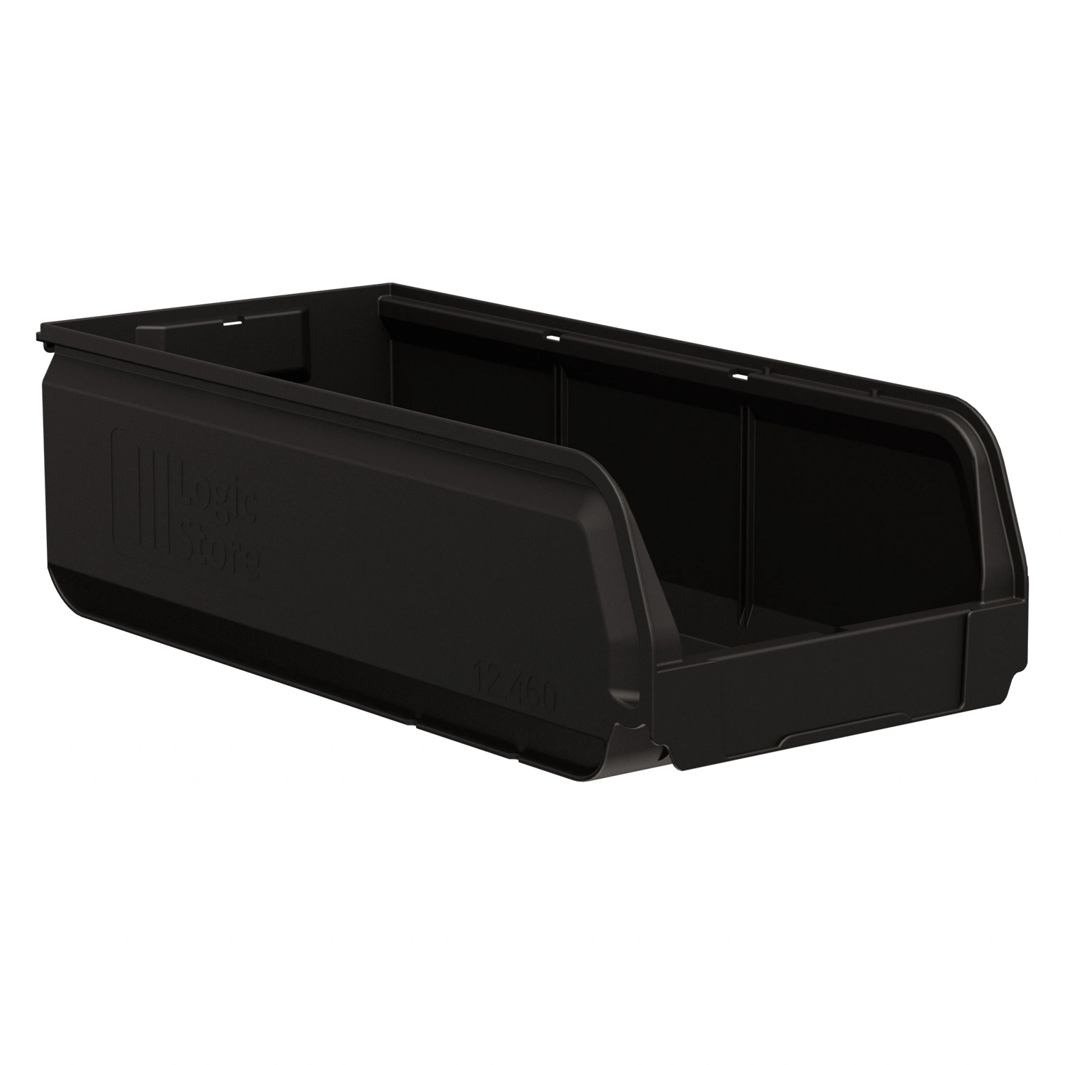 Складской лоток Logic Store 500х225х150 мм iPlast чёрный ЭКО NEW (12.460)