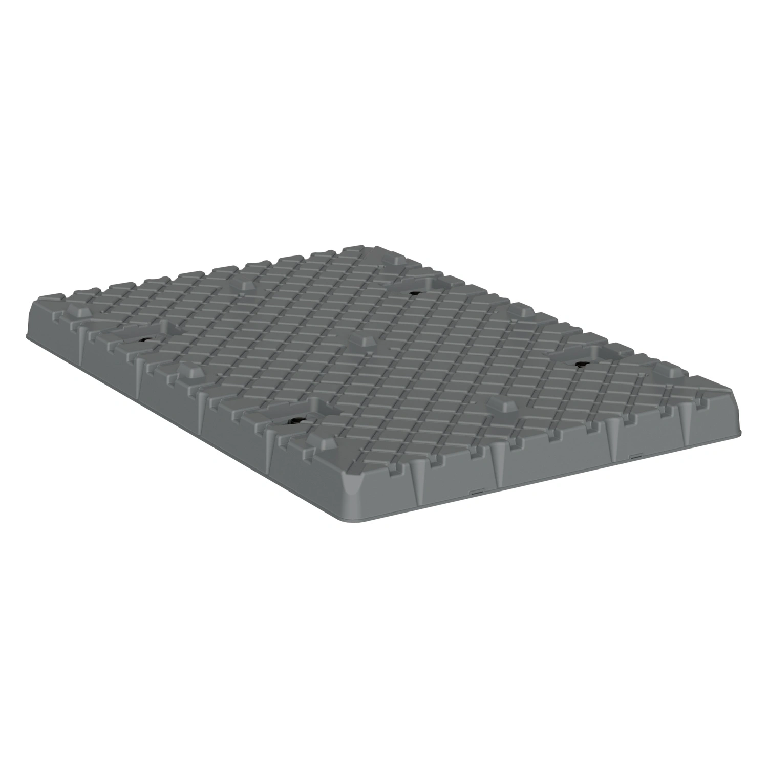 Крышка пластиковая 1220x820x90 мм iPlast серая для разборного контейнера TwinSheet