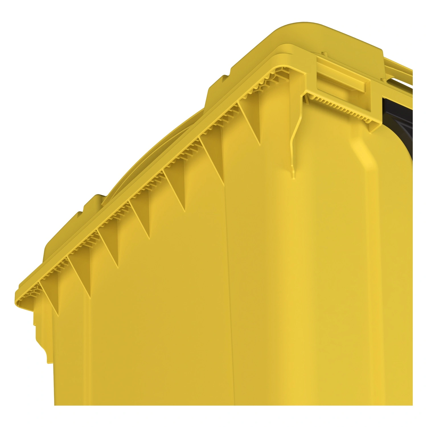 Мусорный контейнер 1100 л iPlast жёлтый 4-колёсный с жёлтой крышкой N1 (20.807.1)