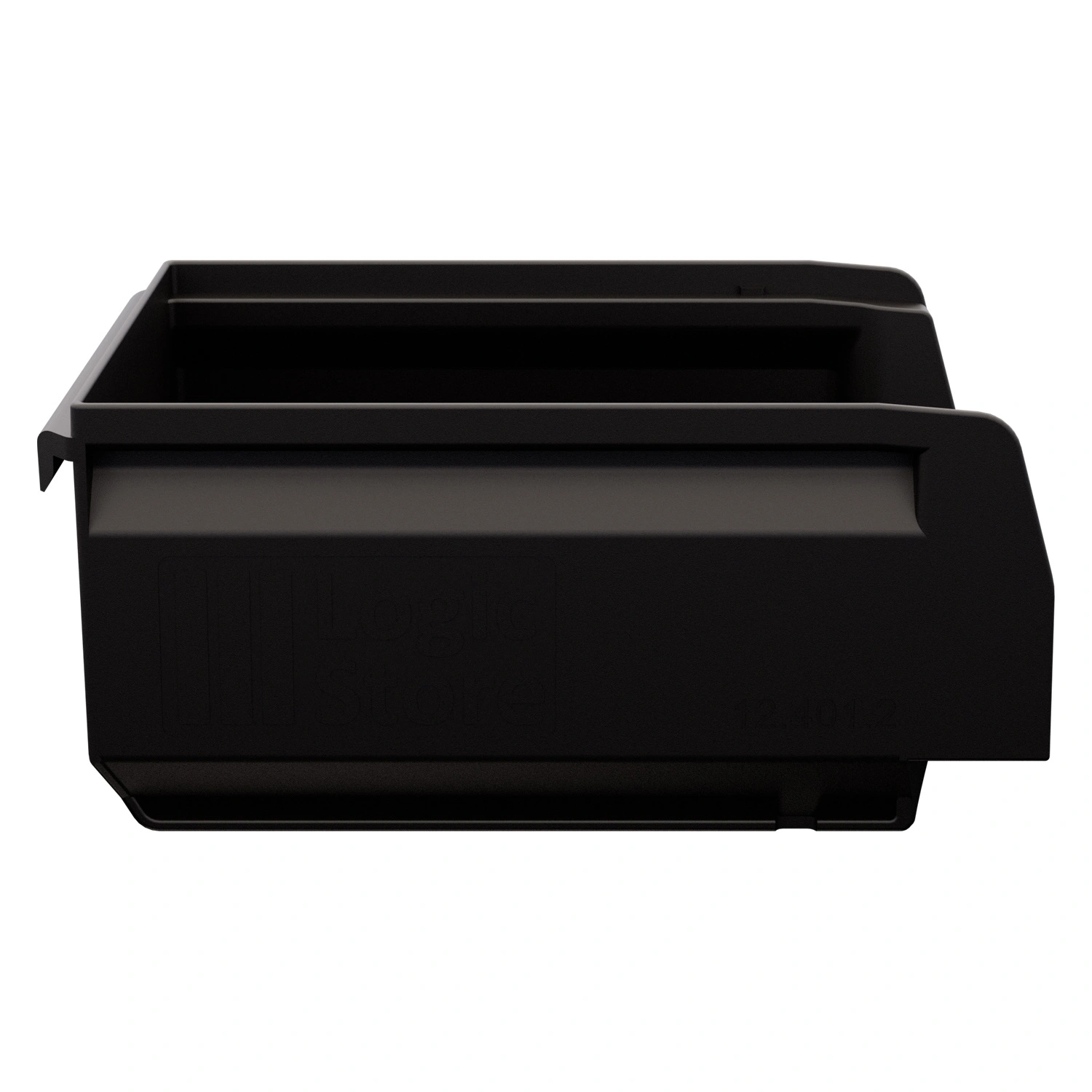 Складской лоток Logic Store 165х100х75 мм iPlast чёрный ЭКО N2 (12.401.2)