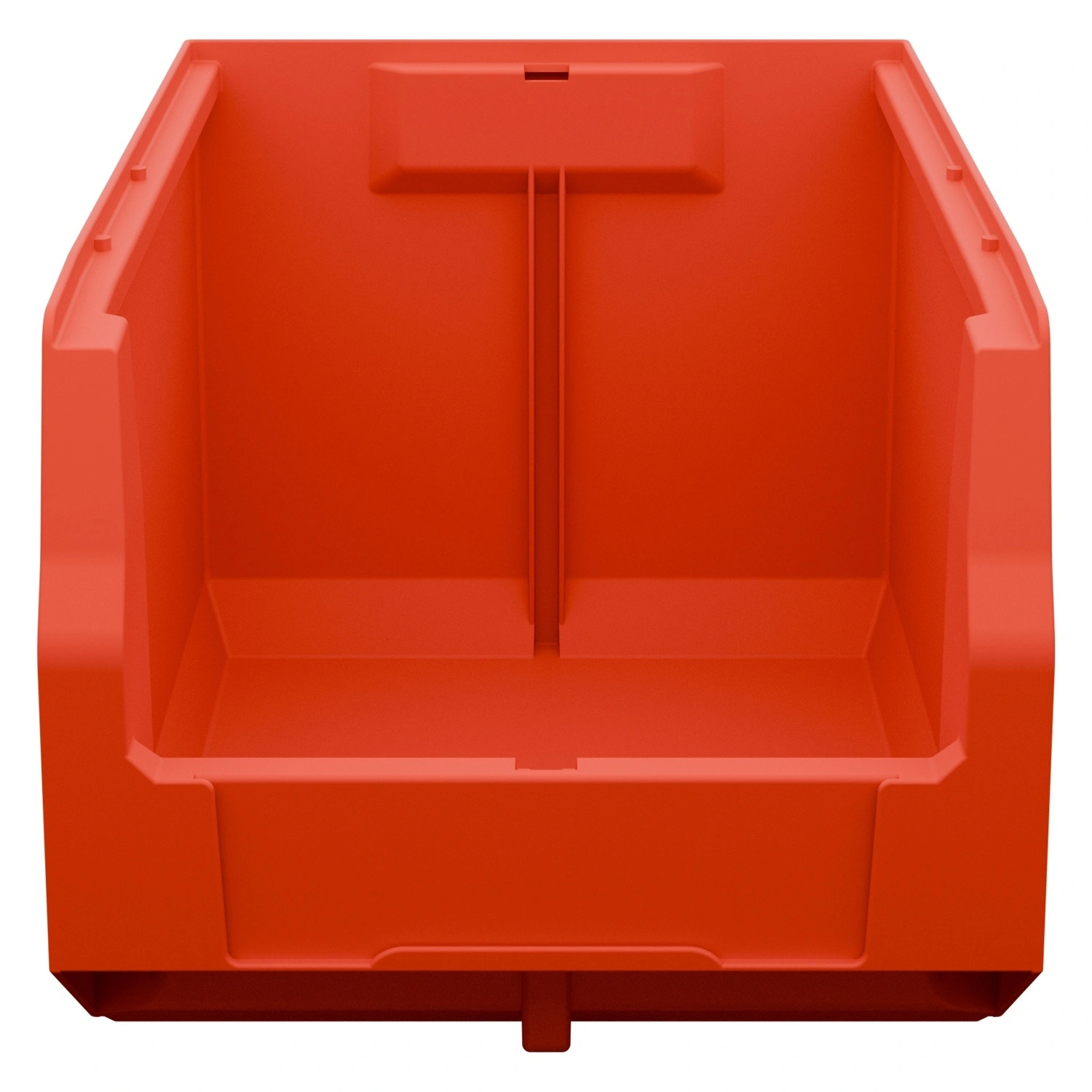 Складской лоток Logic Store 350x225x200 мм iPlast красный с отверстиями для продольной перегородки