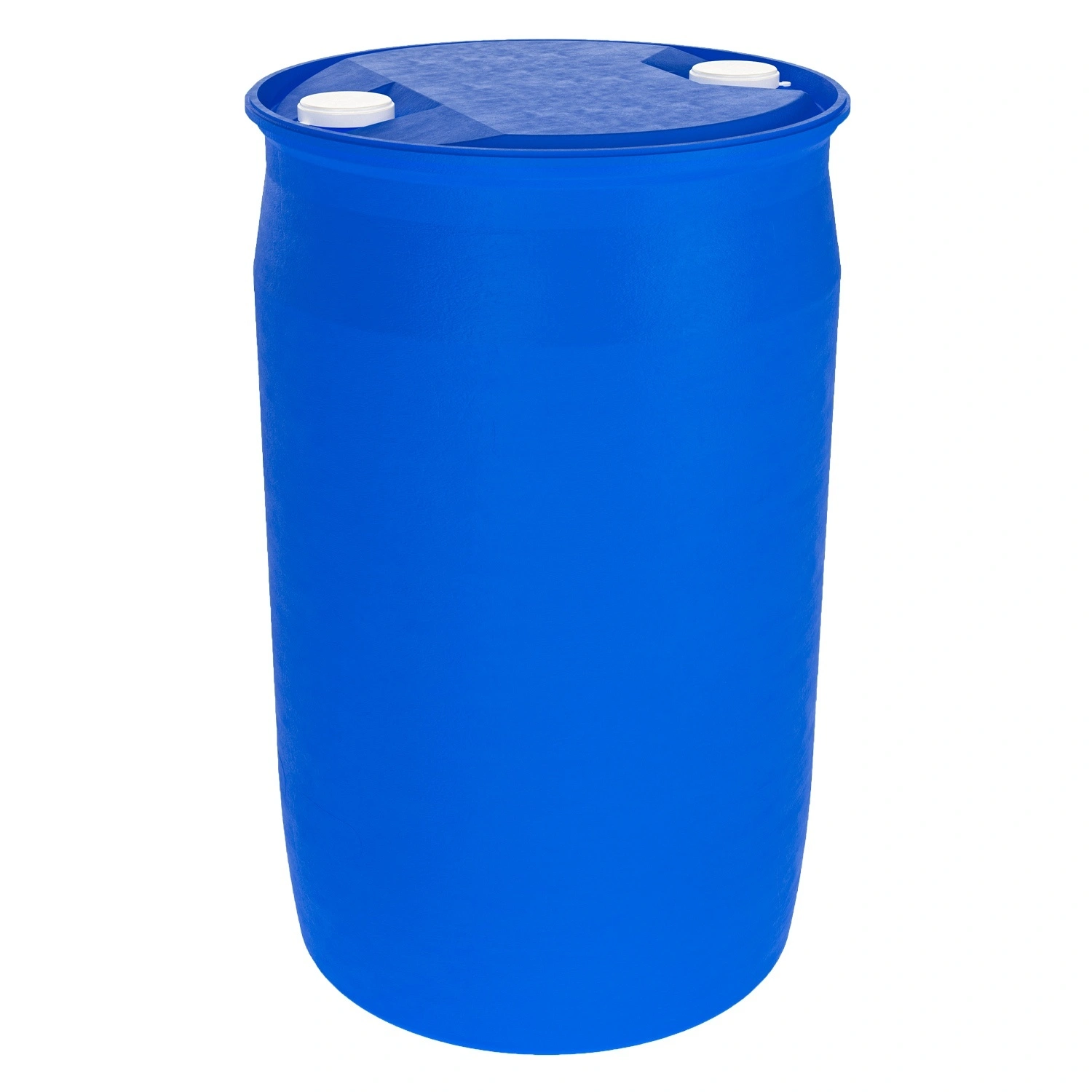 Пластиковая бочка 227 л синяя с 2 пробками L‑Ring Plus