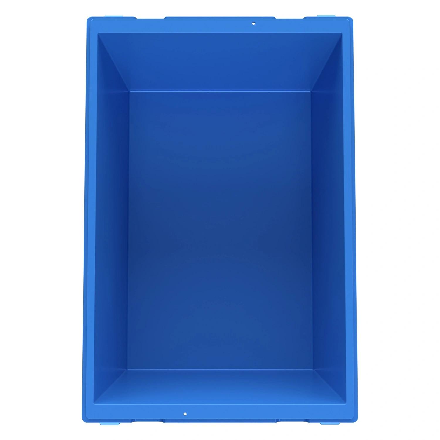 Вкладываемый контейнер INSTORE KV-6432 600x400x320 мм iPlast голубой со сплошным дном