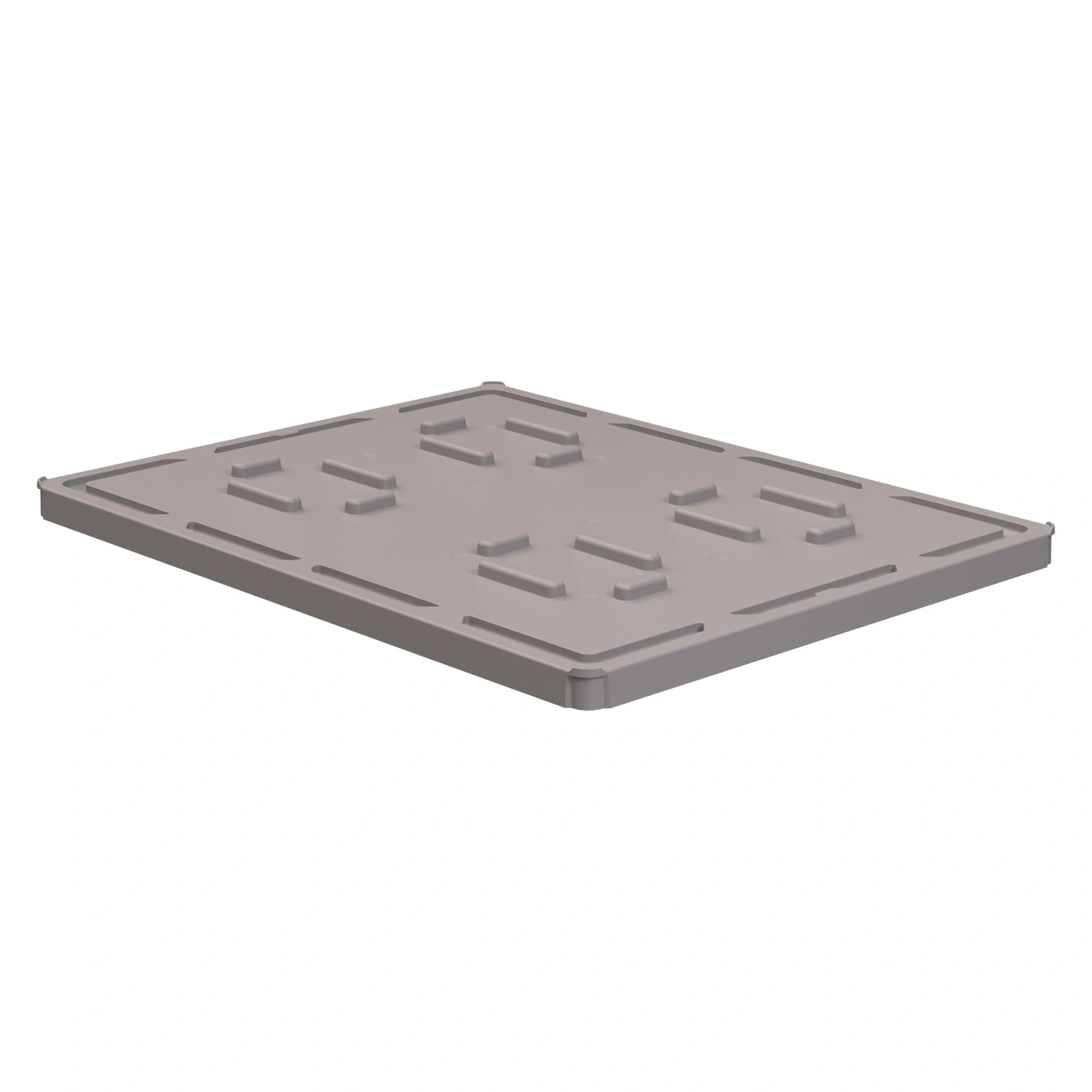 Крышка разборного контейнера Polybox 1450х1150х60 мм iPlast серая NEW (05.022)