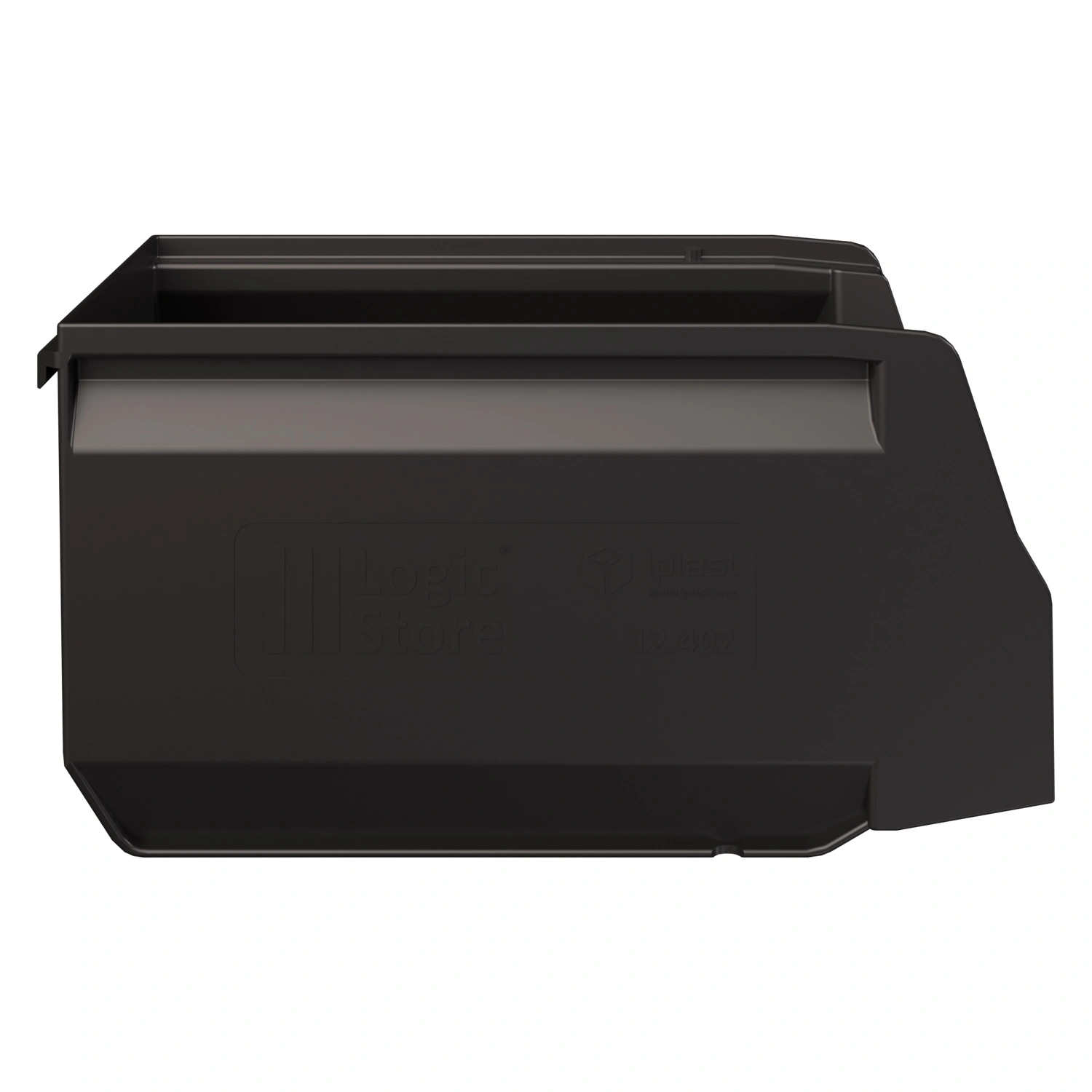 Складской лоток Logic Store 250х150х130 мм iPlast чёрный ЭКО N1 (12.402.1) Складской лоток Logic Store 250х150х130 мм iPlast чёрный ЭКО N1 (12.402.1)