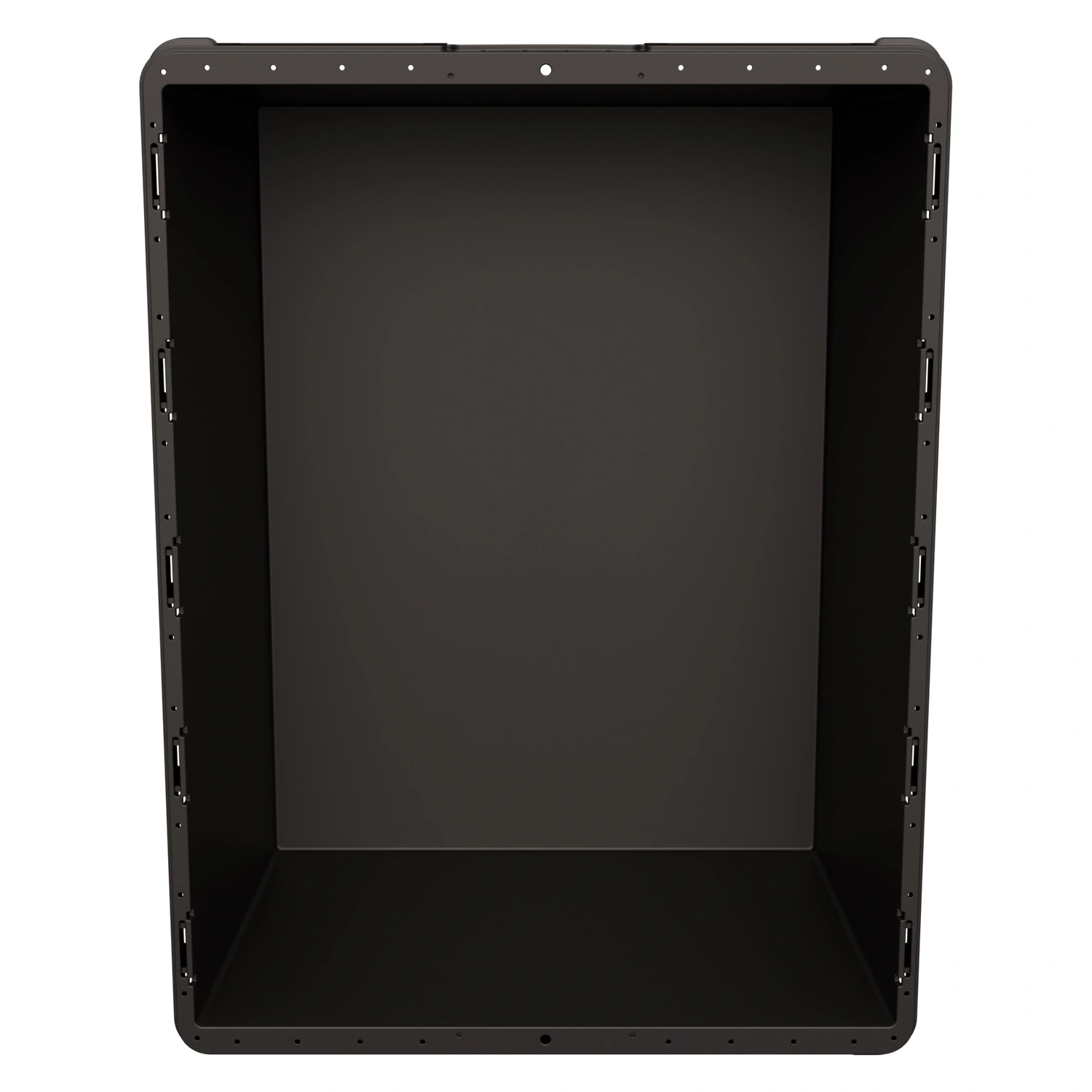 Вкладываемый контейнер INSTORE KV-8632 800x600x320 мм iPlast чёрный со сплошным дном