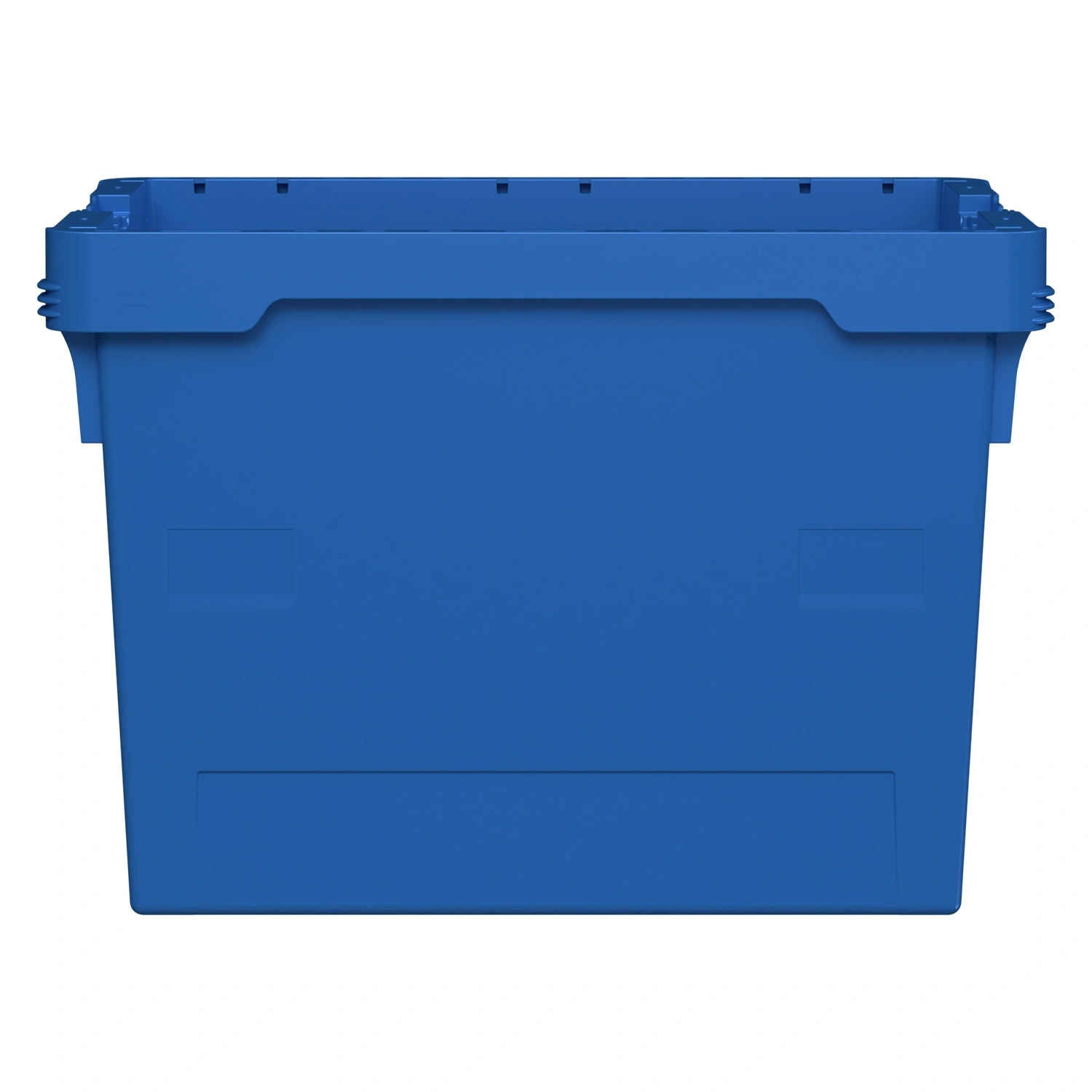 Вкладываемый контейнер INSTORE KV-6442.1 600x400x420 мм iPlast голубой со сплошным дном