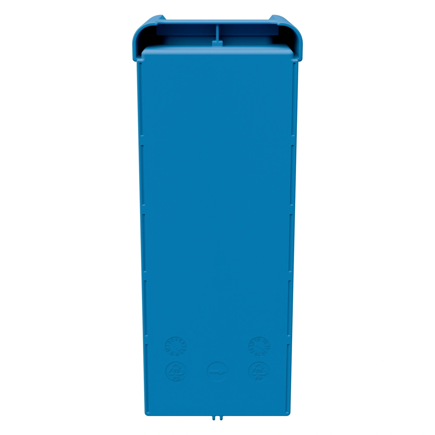 Полочный контейнер SK-3109 300х117х90 мм iPlast голубой с 1 поперечной перегородкой