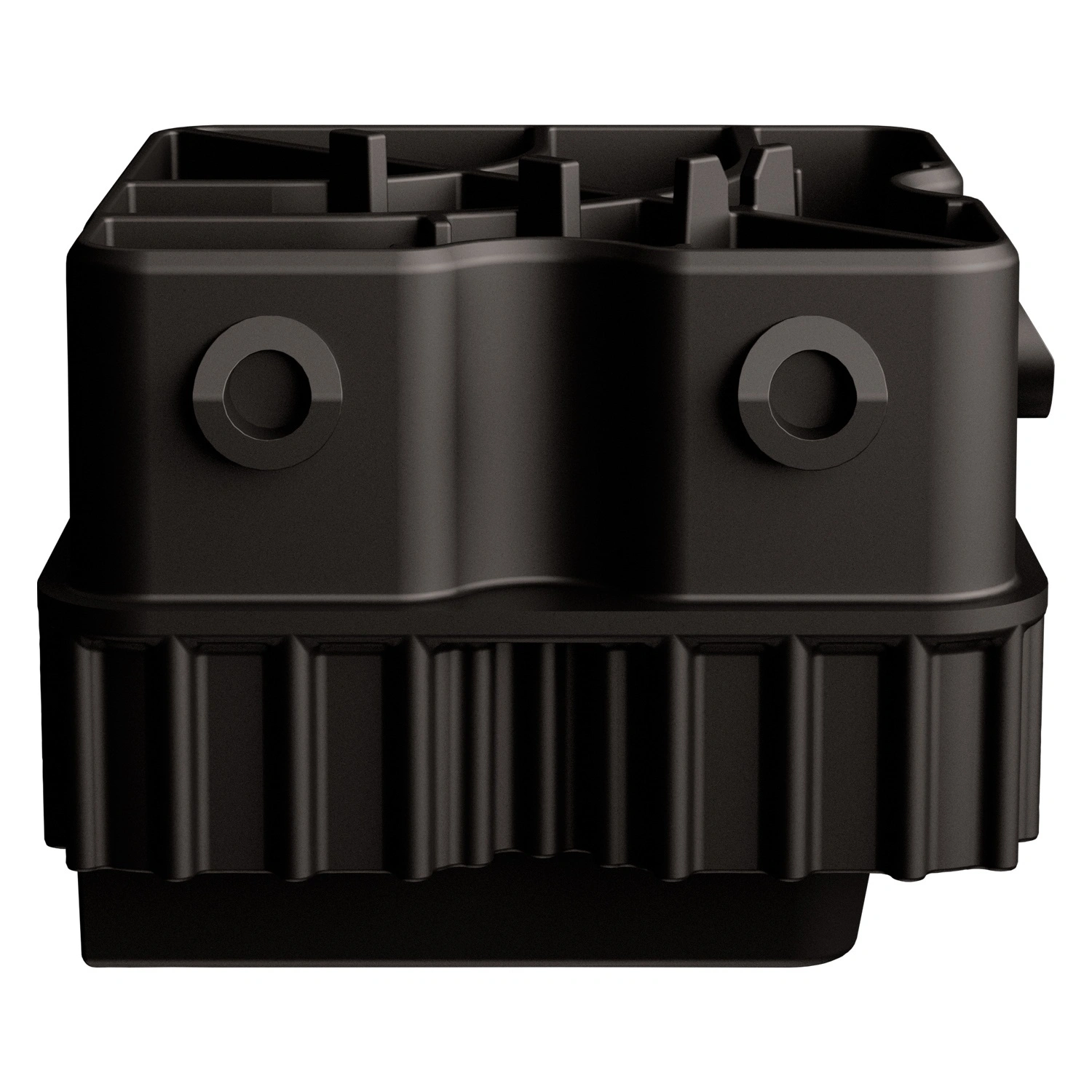 Ножка iPlast чёрная ЭКО для большого контейнера iBOX 11.603 с увеличенной высотой