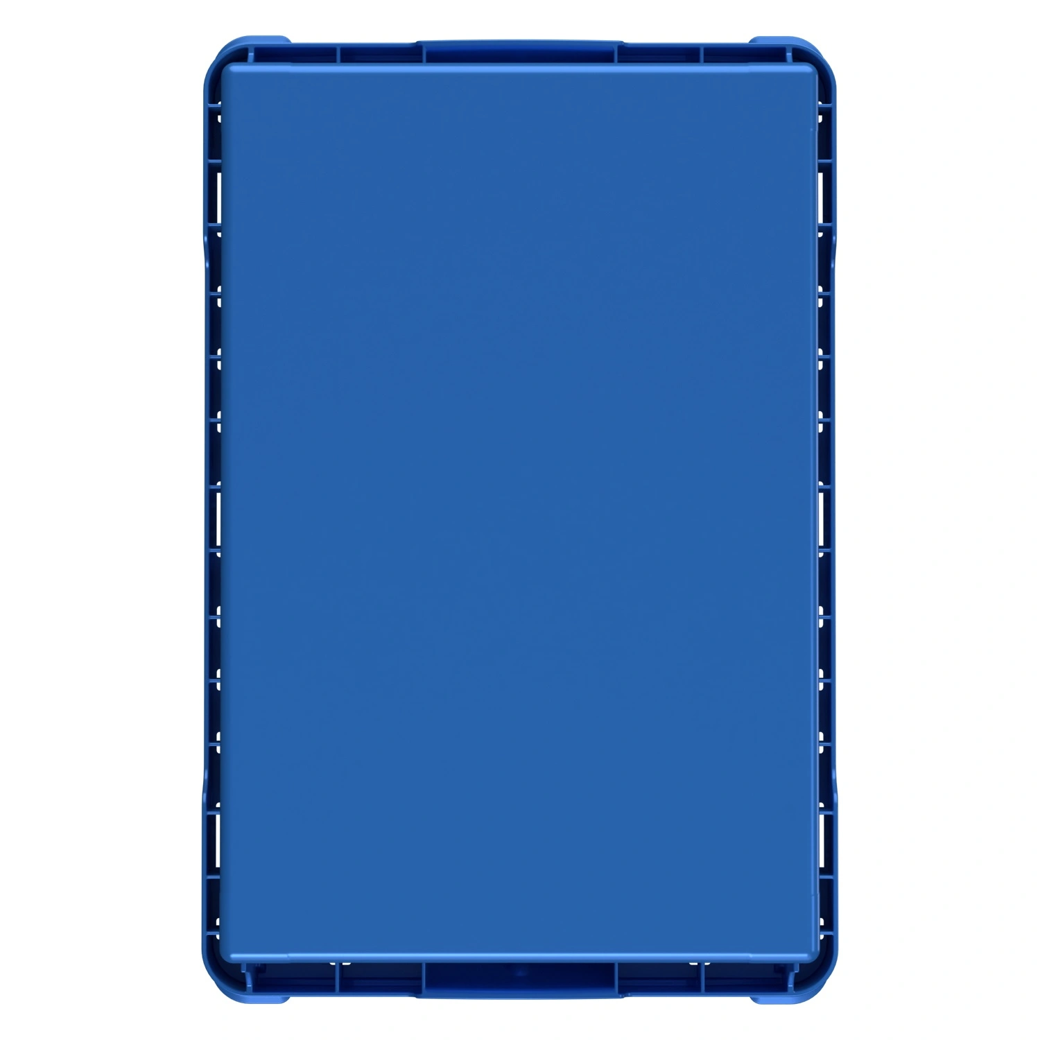 Вкладываемый контейнер INSTORE KV-6442.1 600x400x420 мм iPlast голубой со сплошным дном