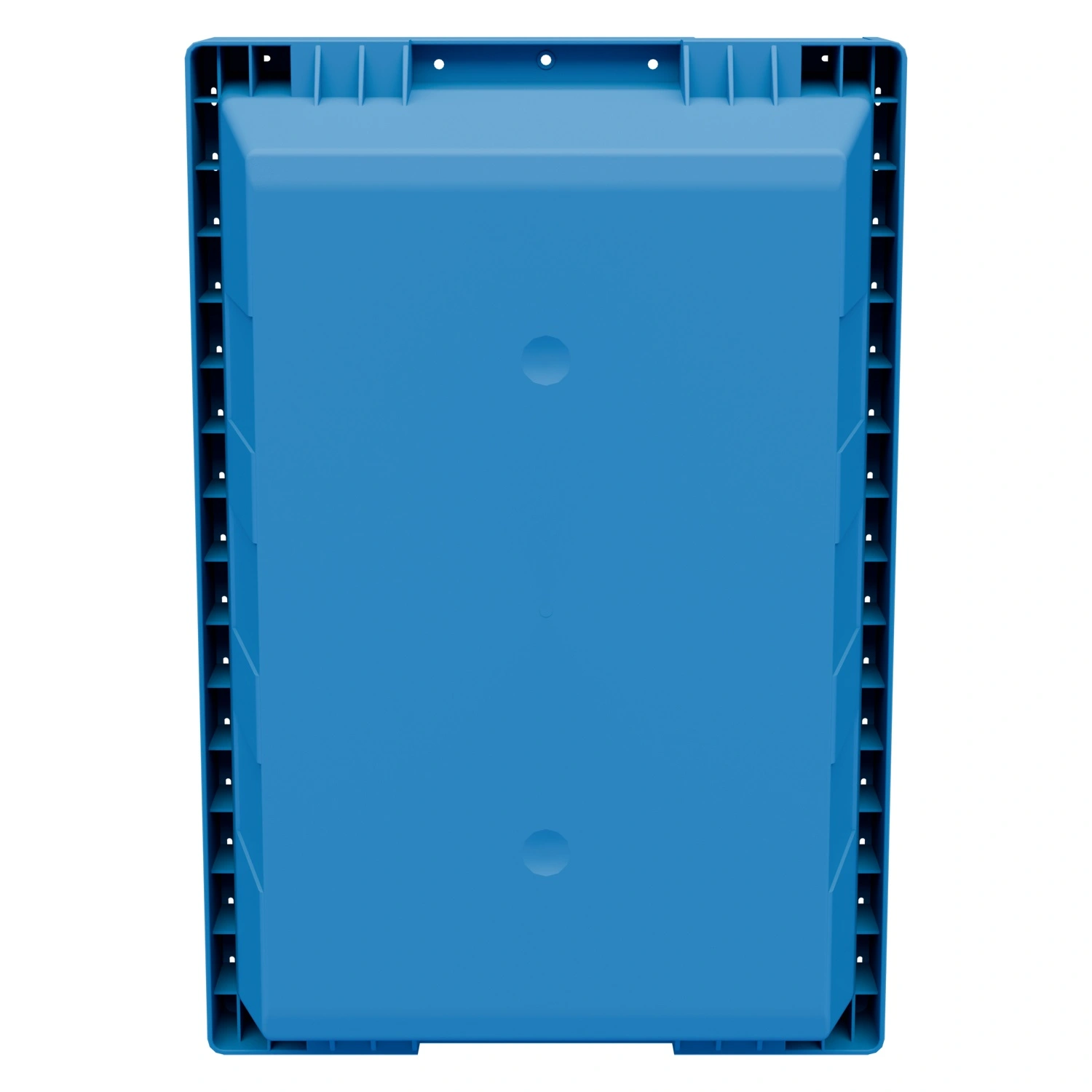 Вкладываемый контейнер INSTORE KV-5314 490x330x140 мм iPlast голубой со сплошным дном