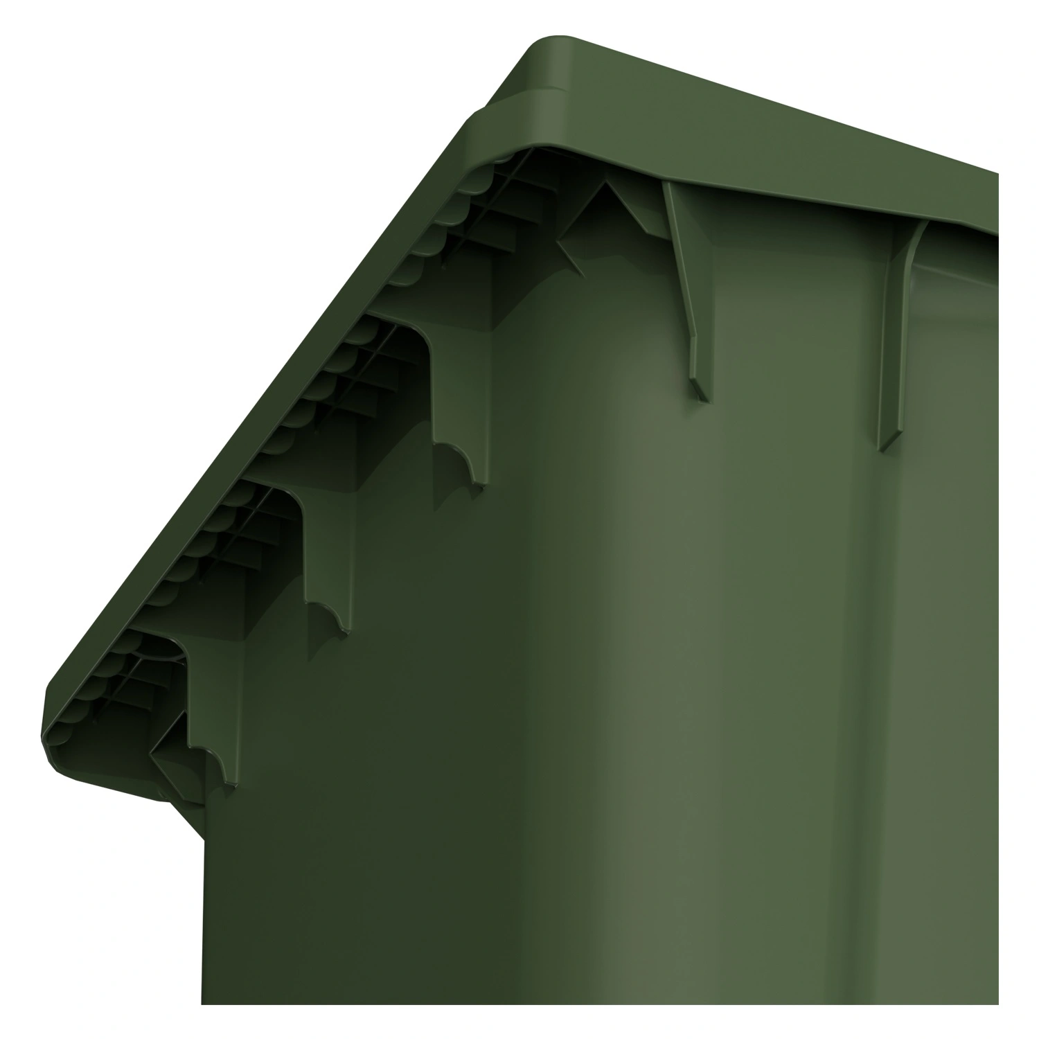 Мусорный контейнер 240 л iPlast зелёный 2-колёсный (д. 200 мм) с зелёной крышкой NEW (20.808) Мусорный контейнер 240 л iPlast зелёный 2-колёсный (д. 200 мм) с зелёной крышкой NEW (20.808)