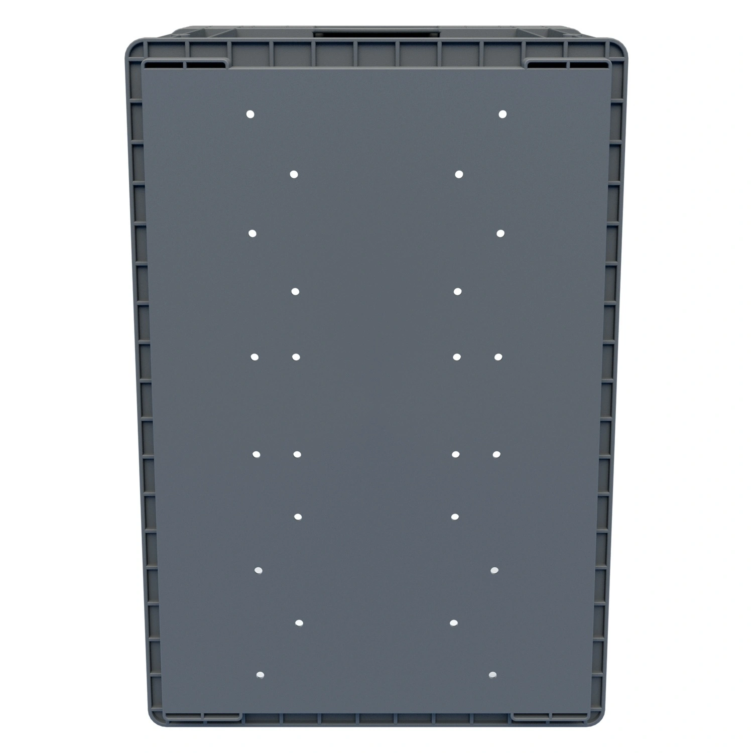 Ящик RL-KLT 6280 594х396х280 мм iPlast светло-серый с дренажными отверстиями в дне N1 (12.505F.1)