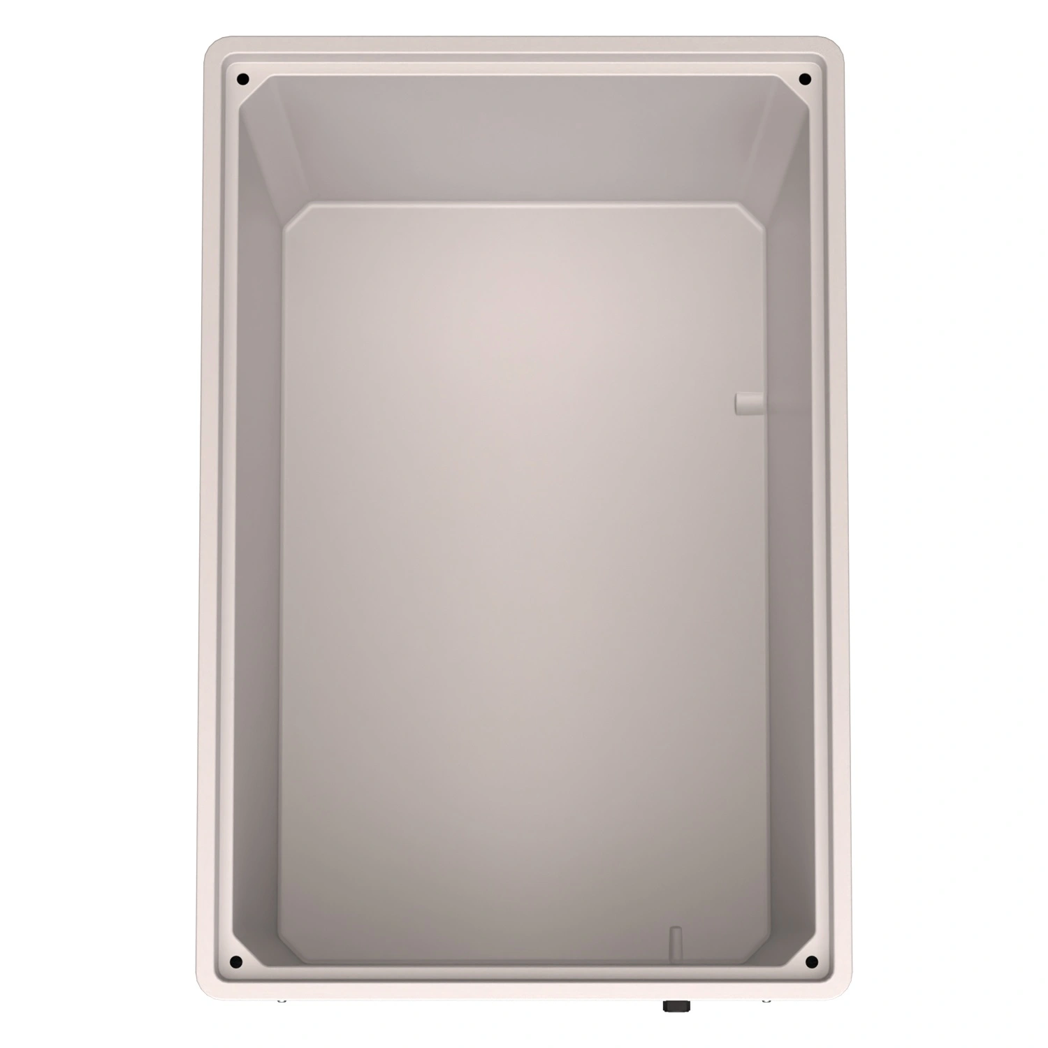 Большой контейнер 1200х800х920 мм iPlast iBOX светло-серый со сплош. стенками и дном, на колёсах с пробкой 1 дюйм Большой контейнер 1200х800х920 мм iPlast iBOX светло-серый со сплош. стенками и дном, на колёсах с пробкой 1 дюйм