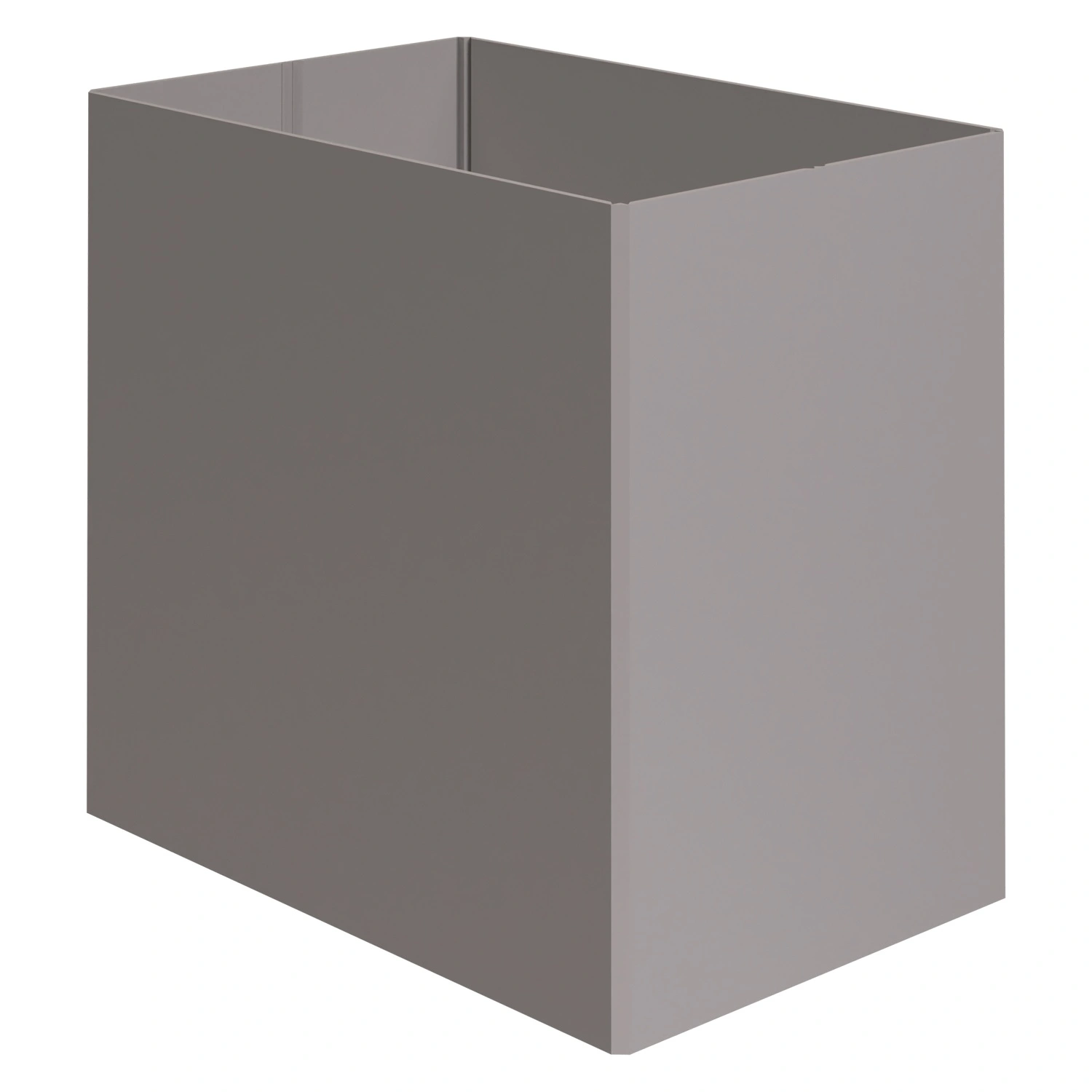 Стенка контейнера СПП 1190x790x1100 мм iPlast PolyBox серая