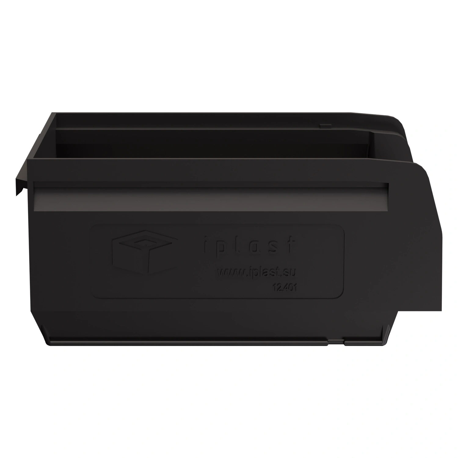 Складской лоток Logic Store 165х100х75 мм iPlast чёрный ЭКО Складской лоток Logic Store 165х100х75 мм iPlast чёрный ЭКО