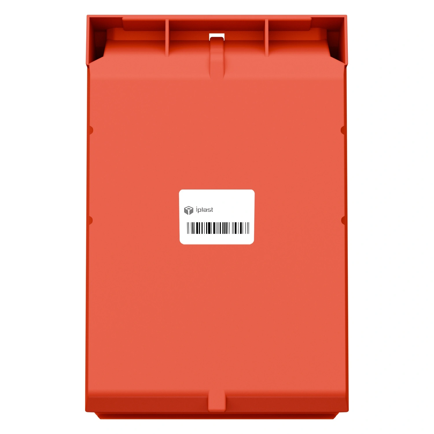 Складской лоток Logic Store 350х225х150 мм iPlast красный с отверст. для продольн. перегород. и накл. 100х70 мм