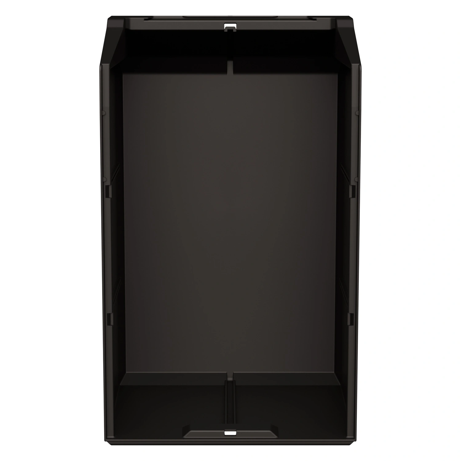 Складской лоток Logic Store 500х300х250 мм iPlast чёрный ЭКО с отверстиями для перегородок N1 (12.407.1)