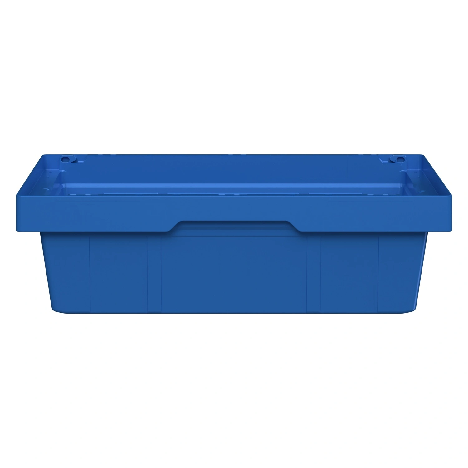 Вкладываемый контейнер INSTORE KV-6417 600x400x172 мм iPlast голубой со сплошным дном