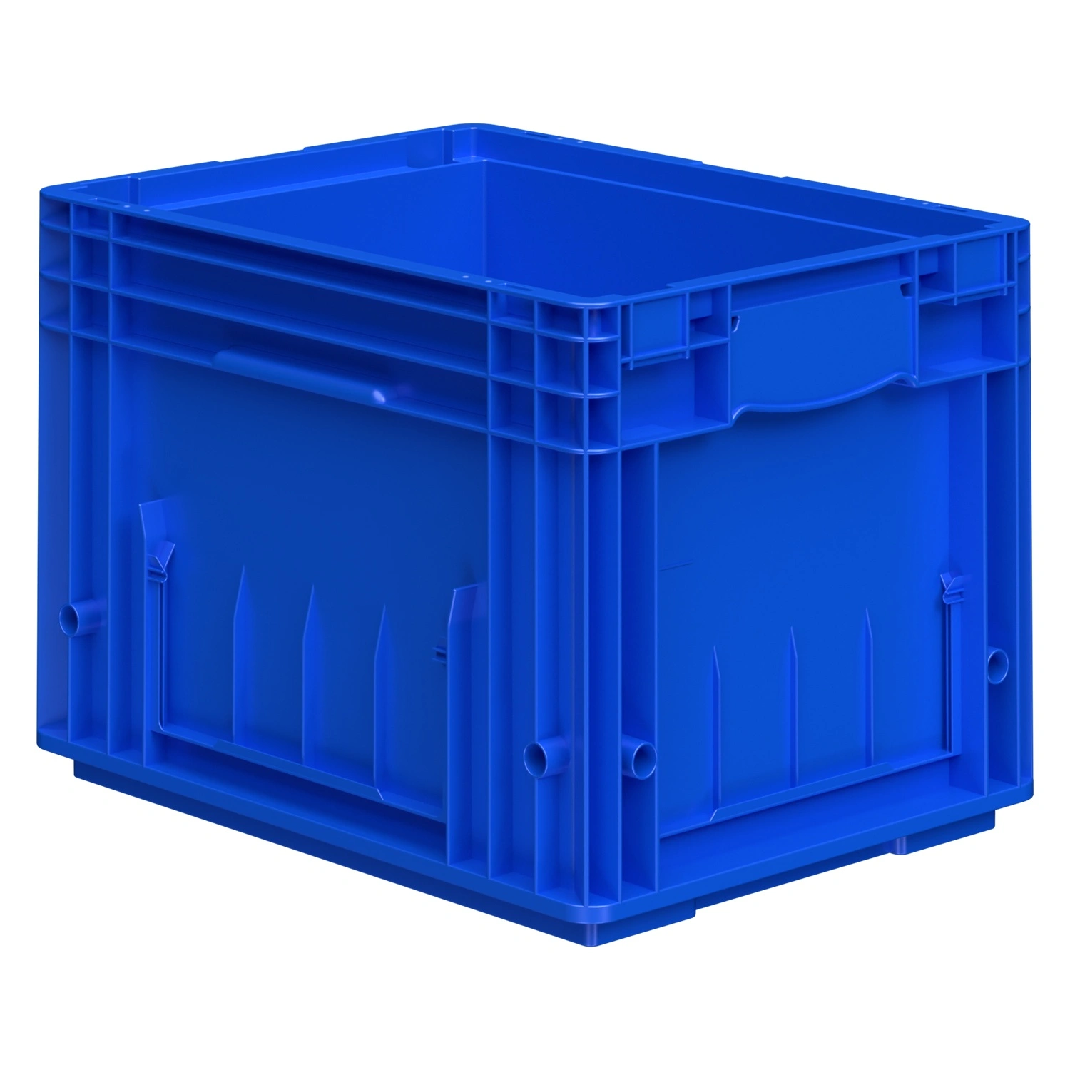 Ящик RL-KLT 4280 396x297x280 мм iPlast голубой c дренажными отверстиями в дне Ящик RL-KLT 4280 396x297x280 мм iPlast голубой c дренажными отверстиями в дне
