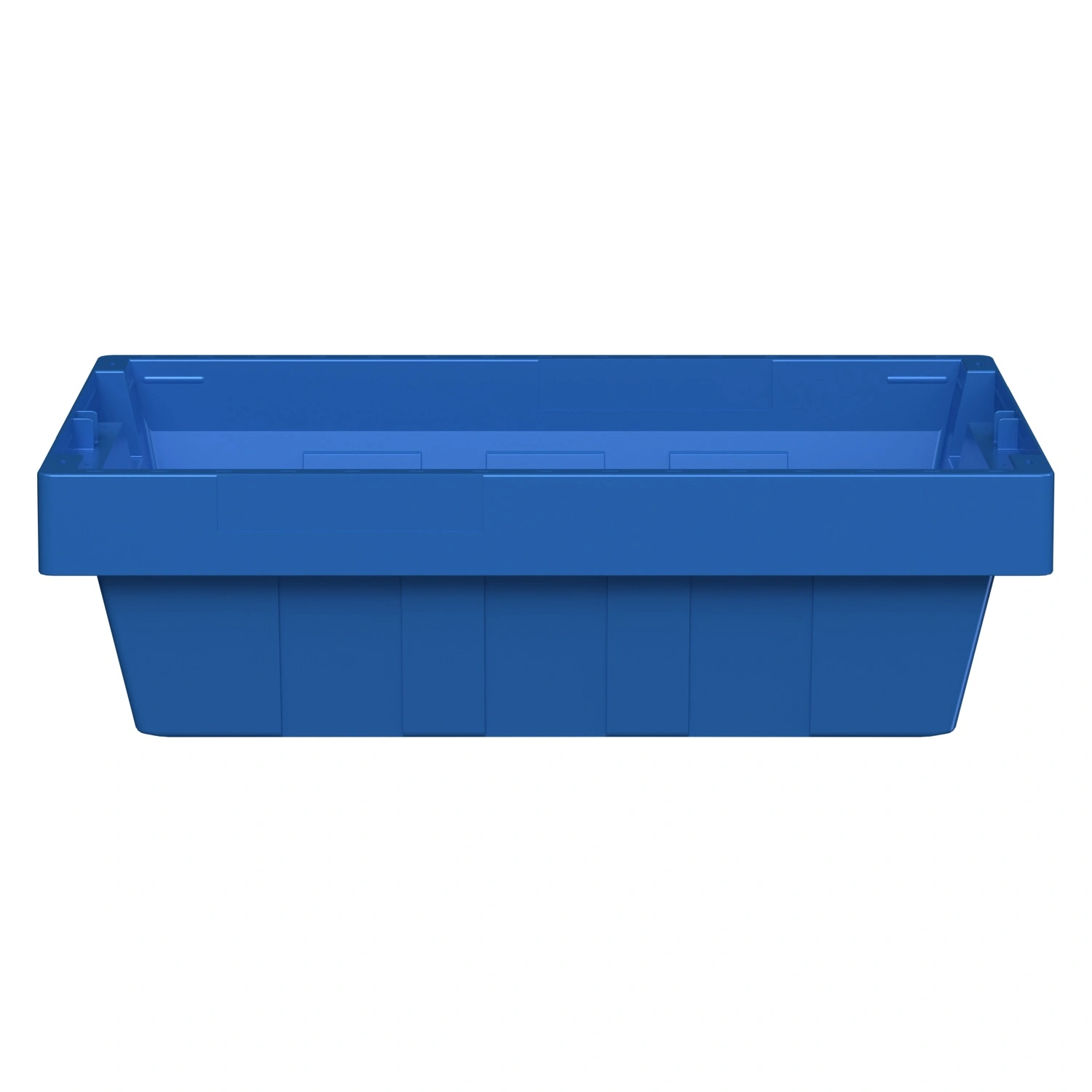 Вкладываемый контейнер INSTORE KV-5314 490x330x140 мм iPlast голубой со сплошным дном