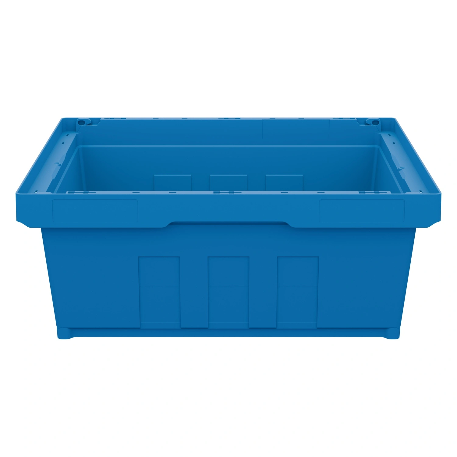 Вкладываемый контейнер INSTORE KVR-6422 600x400x235 мм iPlast голубой с усиленным дном