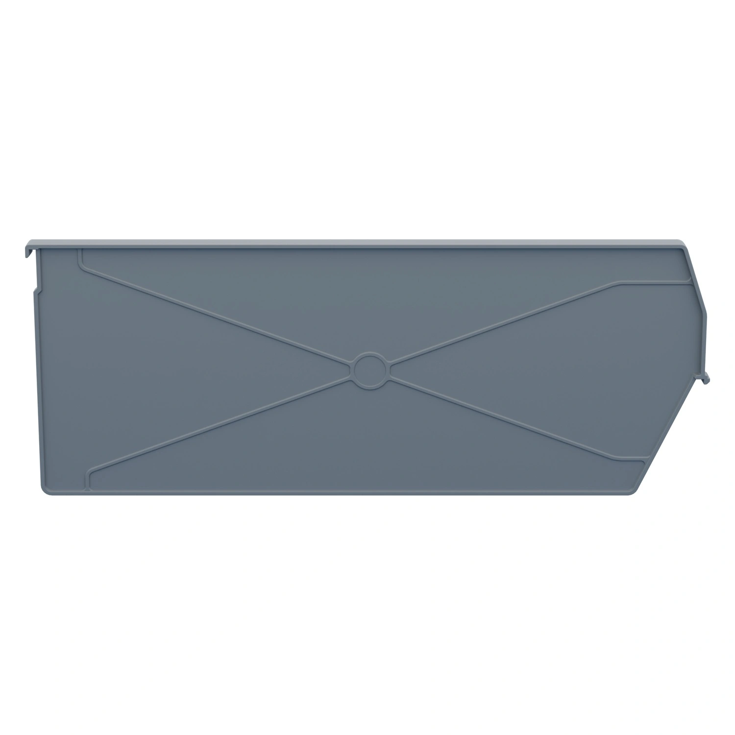 Разделительная перегородка продольная 481х189 мм iPlast светло-серая для складского лотка Logic Store LS 12.406