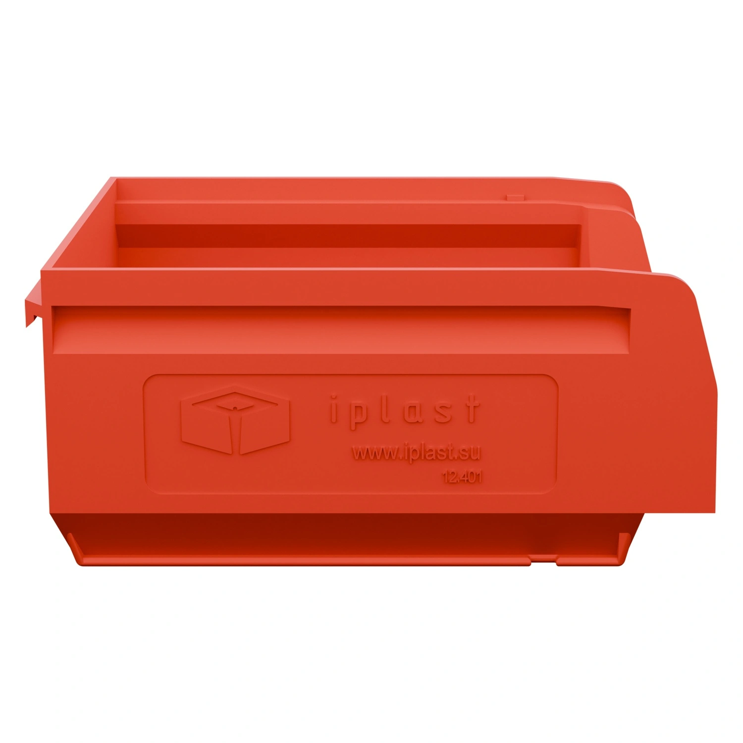 Складской лоток Logic Store 165x100x75 мм iPlast красный