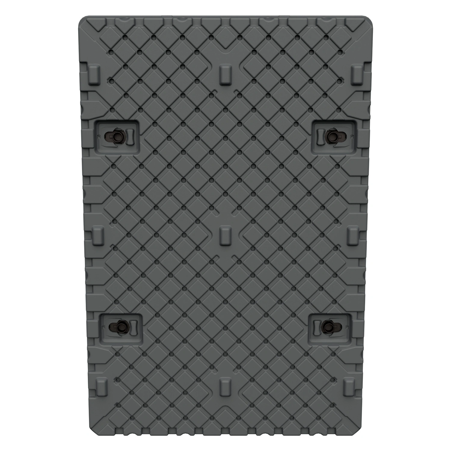 Крышка пластиковая 1220x820x90 мм iPlast серая для разборного контейнера TwinSheet