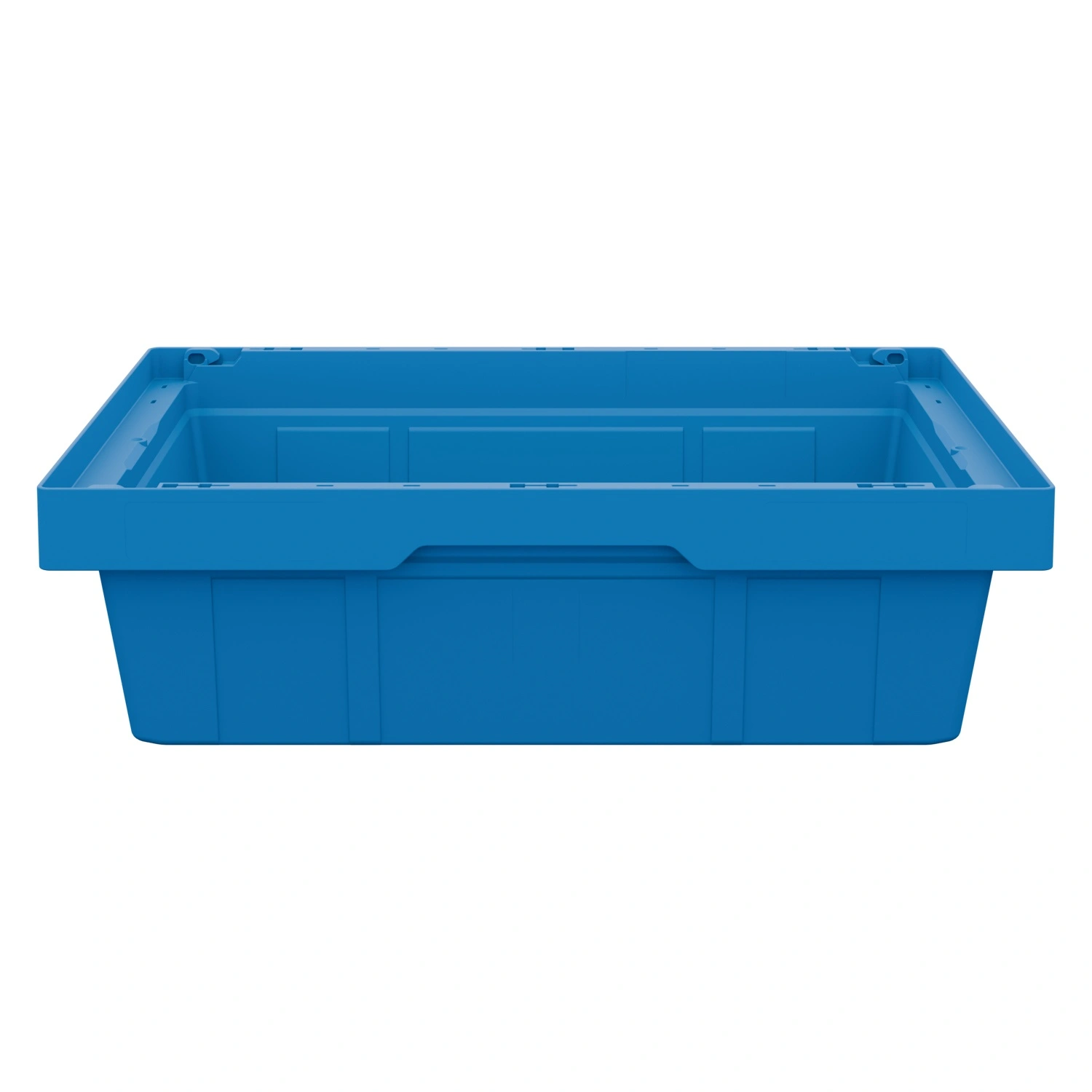 Вкладываемый контейнер INSTORE KV-6417 600x400x172 мм iPlast голубой со сплошным дном