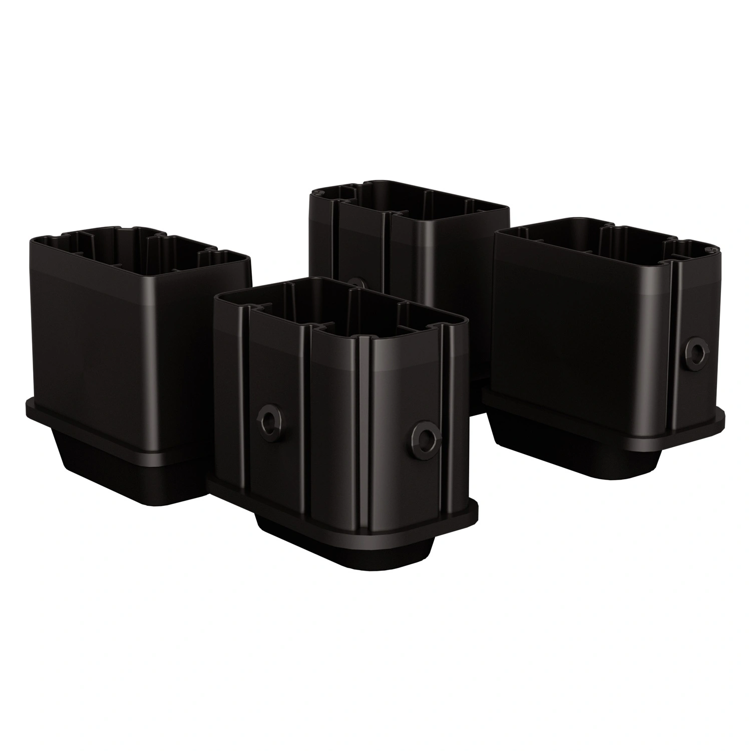 Ножки iPlast чёрные для большого контейнера iBOX 11.602