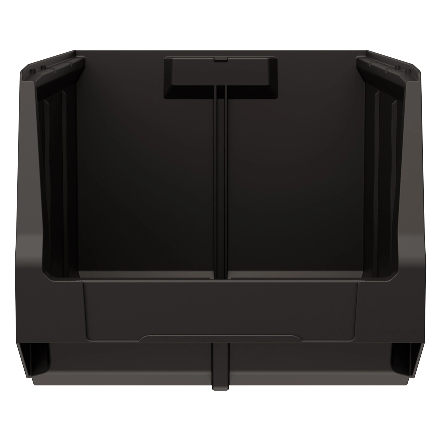 Складской лоток Logic Store 500х300х250 мм iPlast чёрный ЭКО с отверстиями для перегородок N1 (12.407.1)