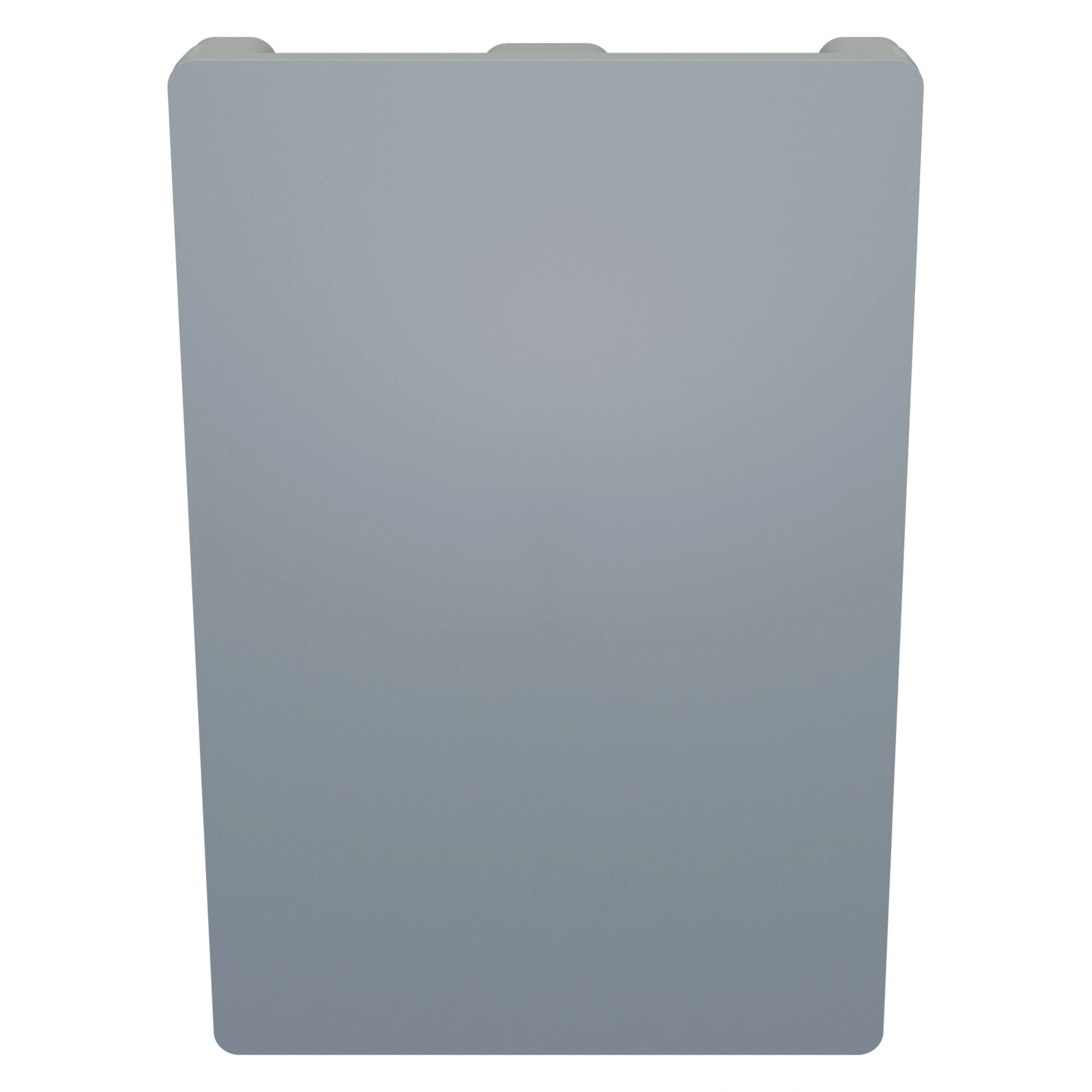 Пластиковый паллет 1200х800х150 мм iPlast светло-серый сплошной на 3 полозьях без бортика