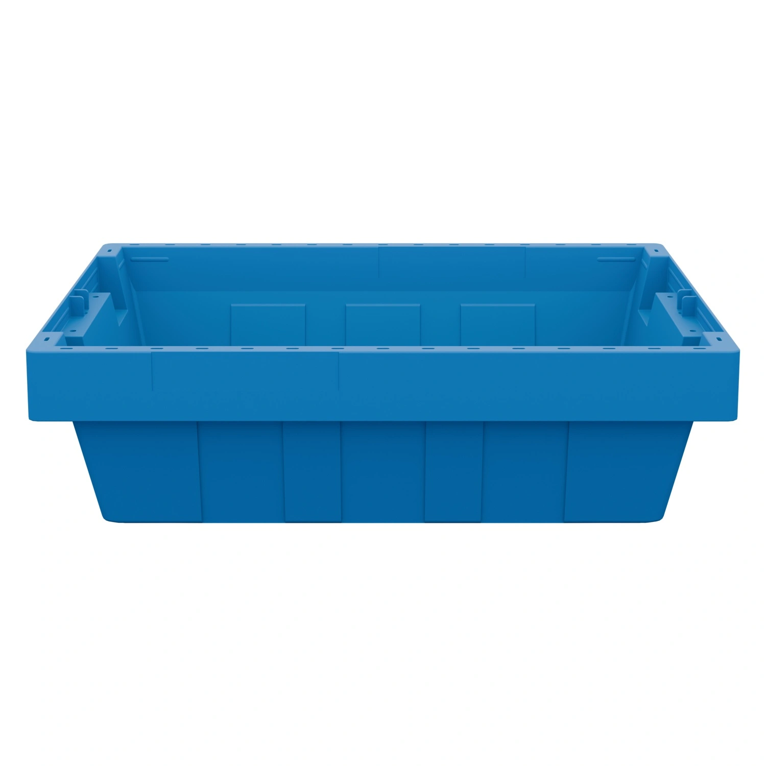 Вкладываемый контейнер INSTORE KV-5314 490x330x140 мм iPlast голубой со сплошным дном