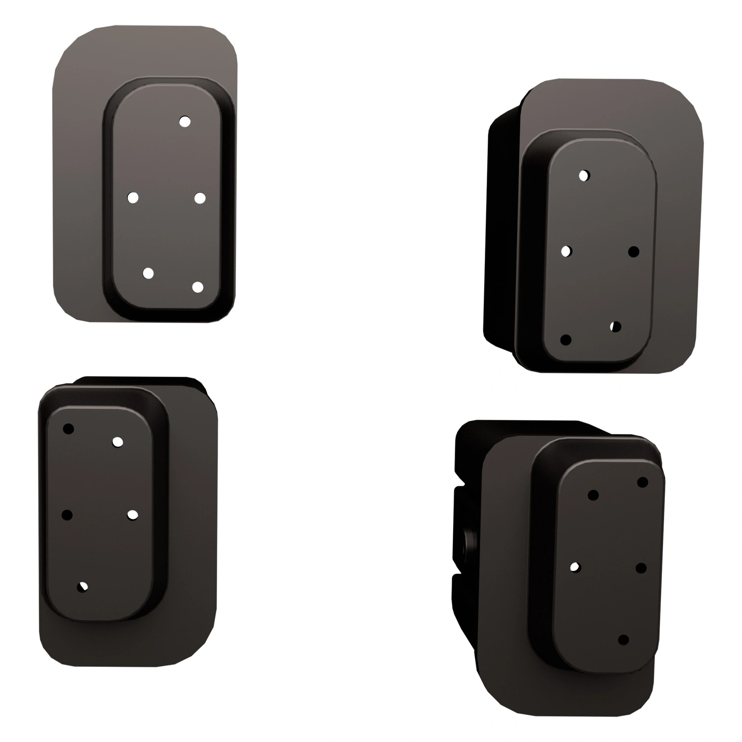 Ножки iPlast чёрные для большого контейнера iBOX 11.602