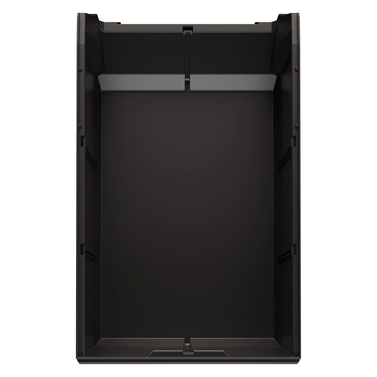 Складской лоток Logic Store 500х300х200 мм iPlast чёрный ЭКО с отверстиями для перегородок N2 (12.406.2)