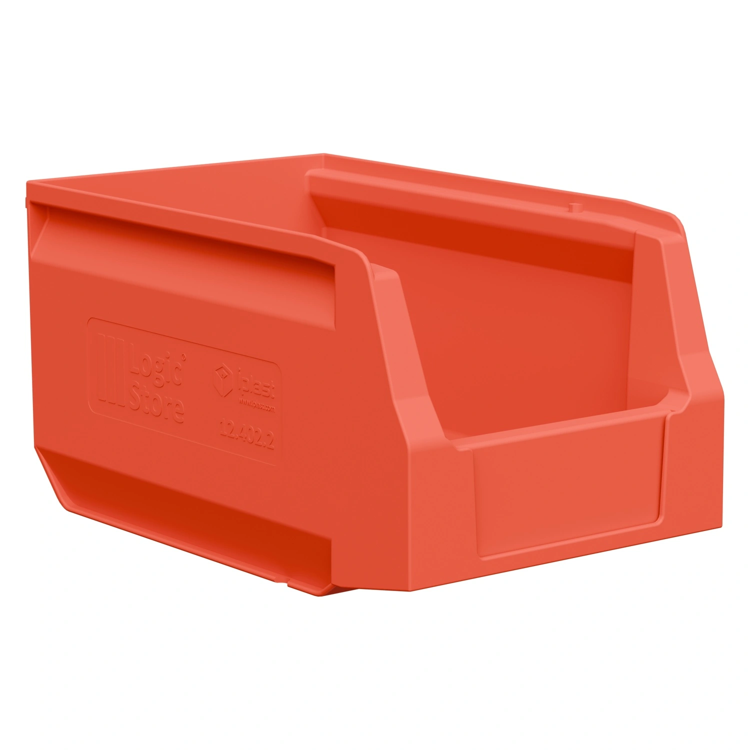 Складской лоток Logic Store 250х150х130 мм iPlast красный N2 (12.402.2)