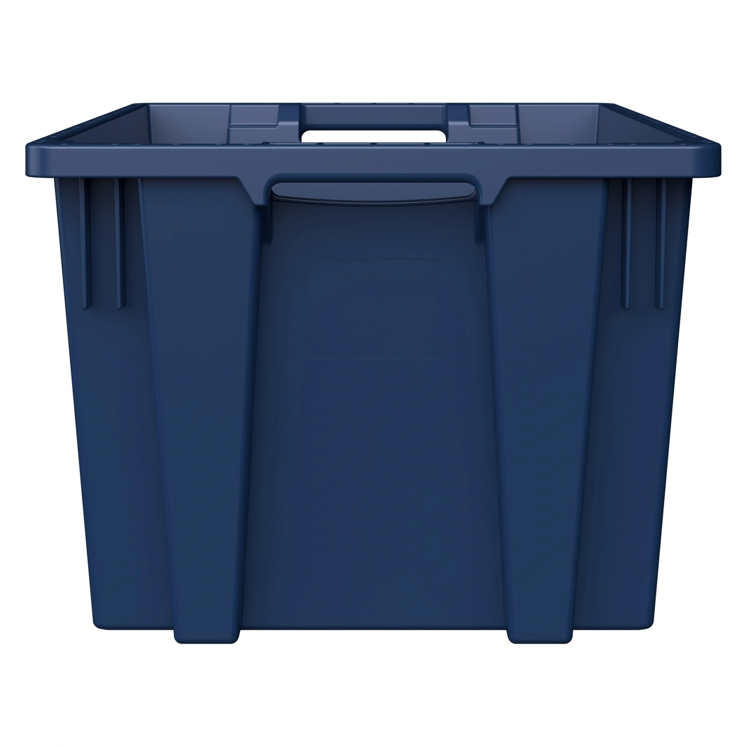 Поворотно-вкладываемый контейнер KD-6430.1 600х400х300 мм iPlast синий индиго со сплошным дном