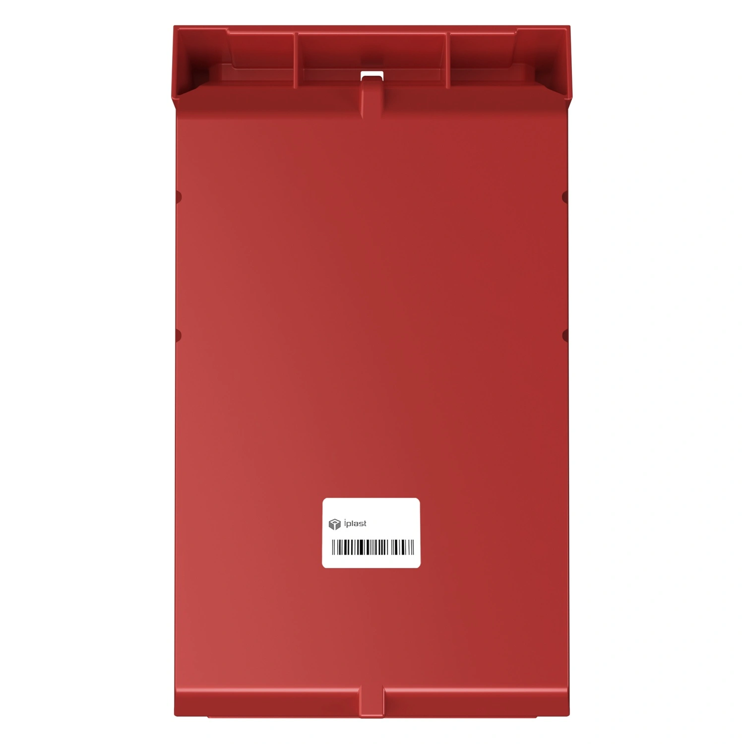 Складской лоток Logic Store 400x225x150 мм iPlast красный с наклейкой 50x70 мм сбоку Складской лоток Logic Store 400x225x150 мм iPlast красный с наклейкой 50x70 мм сбоку