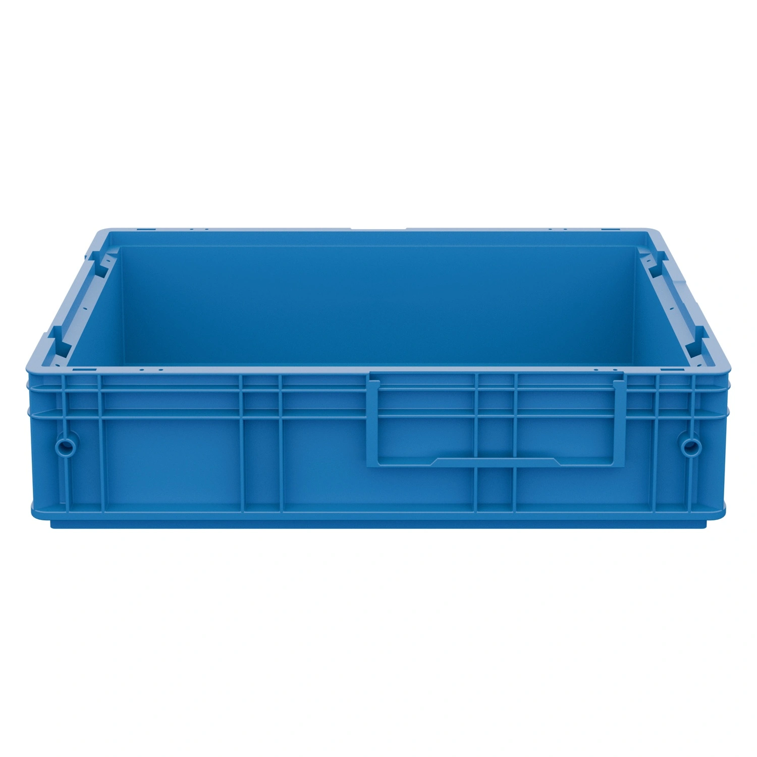 Ящик RL-KLT 6147 594х396х147,5 мм iPlast голубой с дренажными отверстиями в дне