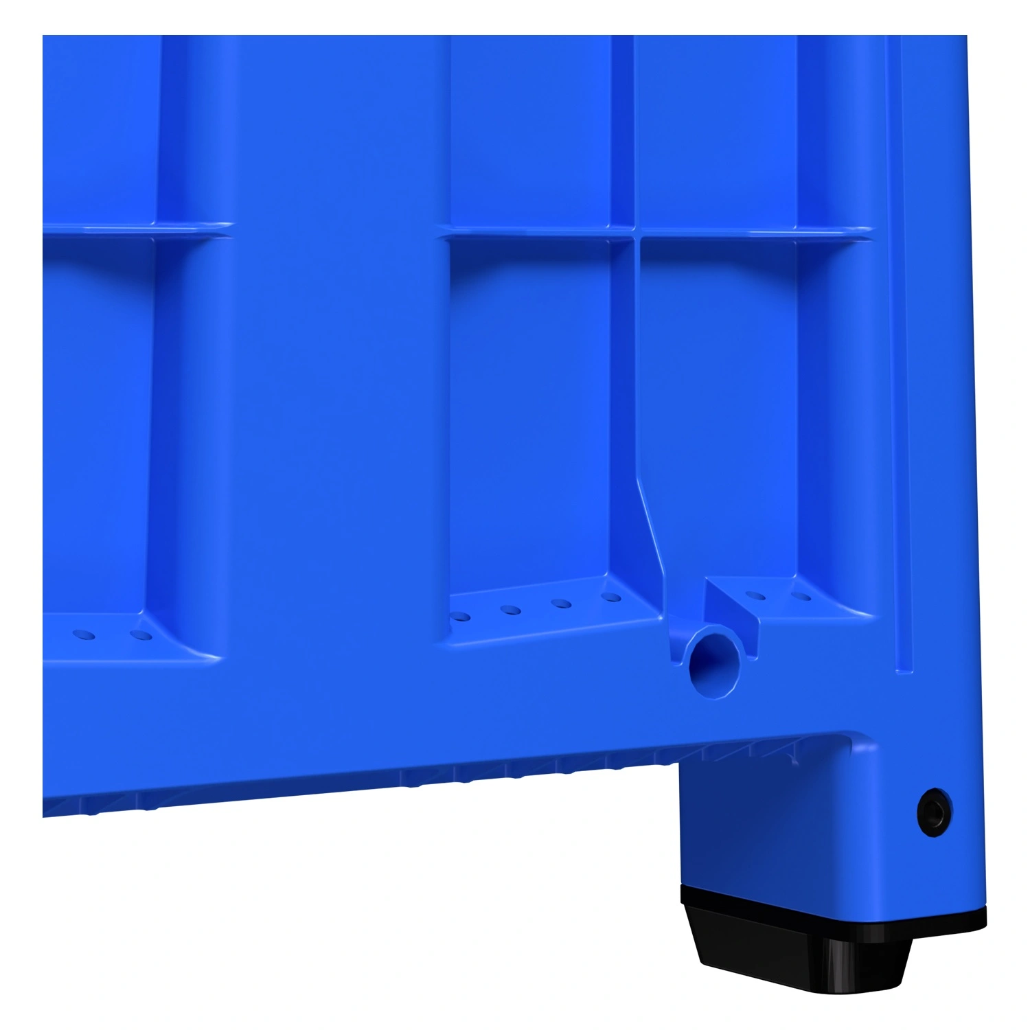 Большой контейнер 1200x800x800 мм iPlast iBOX голубой со сплошными стенками и дном, на ножках Большой контейнер 1200x800x800 мм iPlast iBOX голубой со сплошными стенками и дном, на ножках