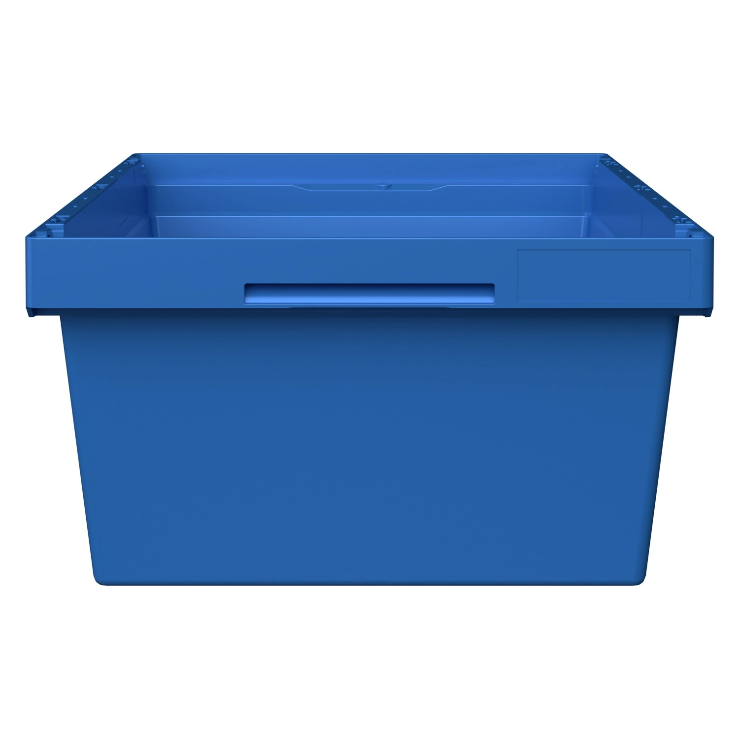Вкладываемый контейнер INSTORE KV-6422 600x400x220 мм iPlast голубой со сплошным дном