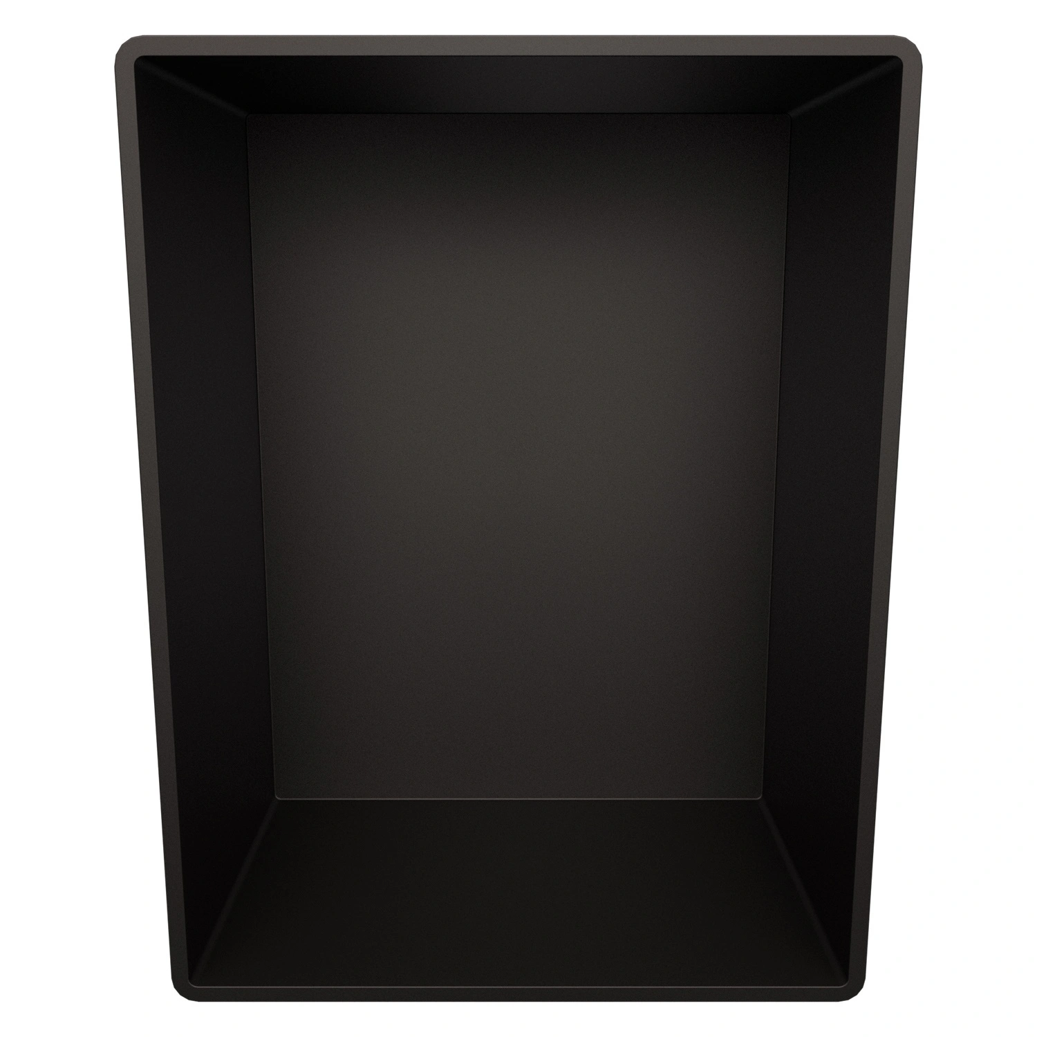 Евроконтейнер ЕС-8632.4 800х600х320 мм iPlast чёрный ЭКО с усиленным дном, закрытыми ручками